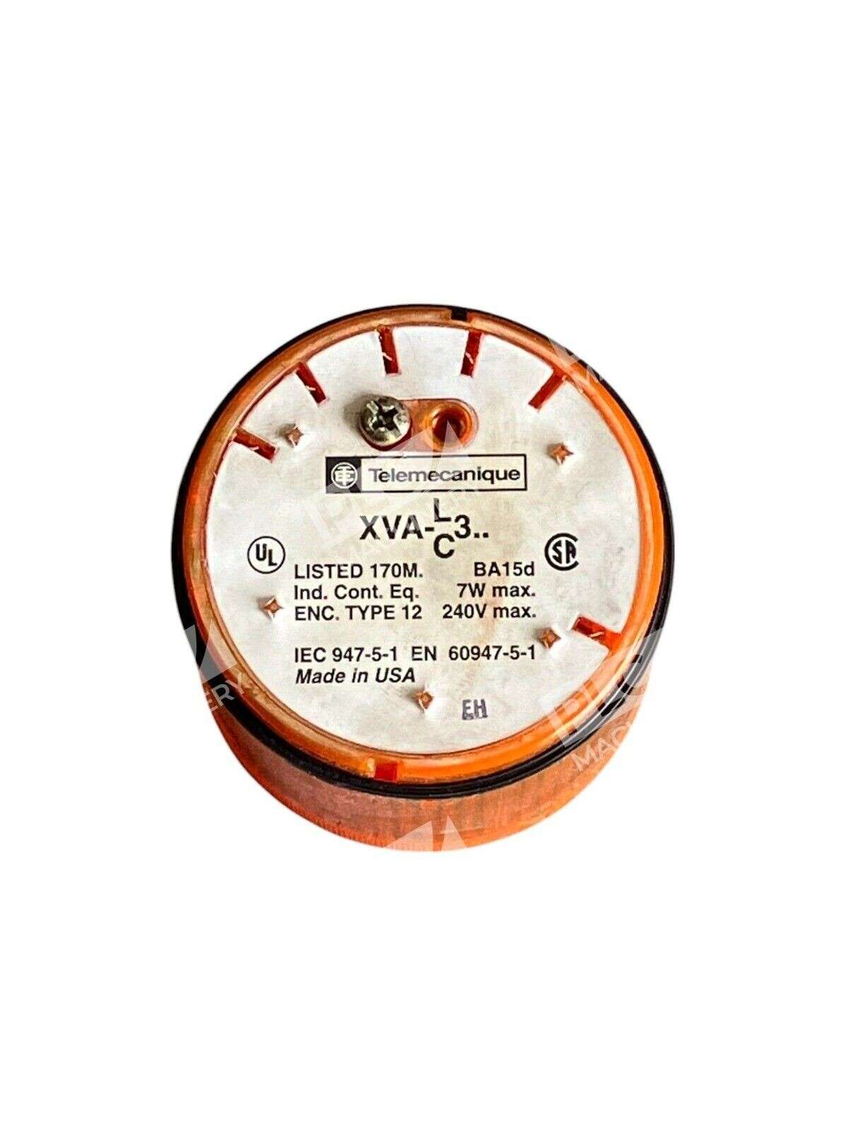Telemecanique XVA-C3 Orange Stack Light Cover XVA-L3 - Image 3