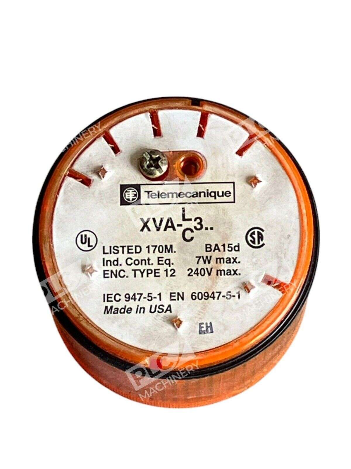 Telemecanique XVA-L3 - Telemecanique XVA-C3 Orange Stack Light Cover XVA-L3