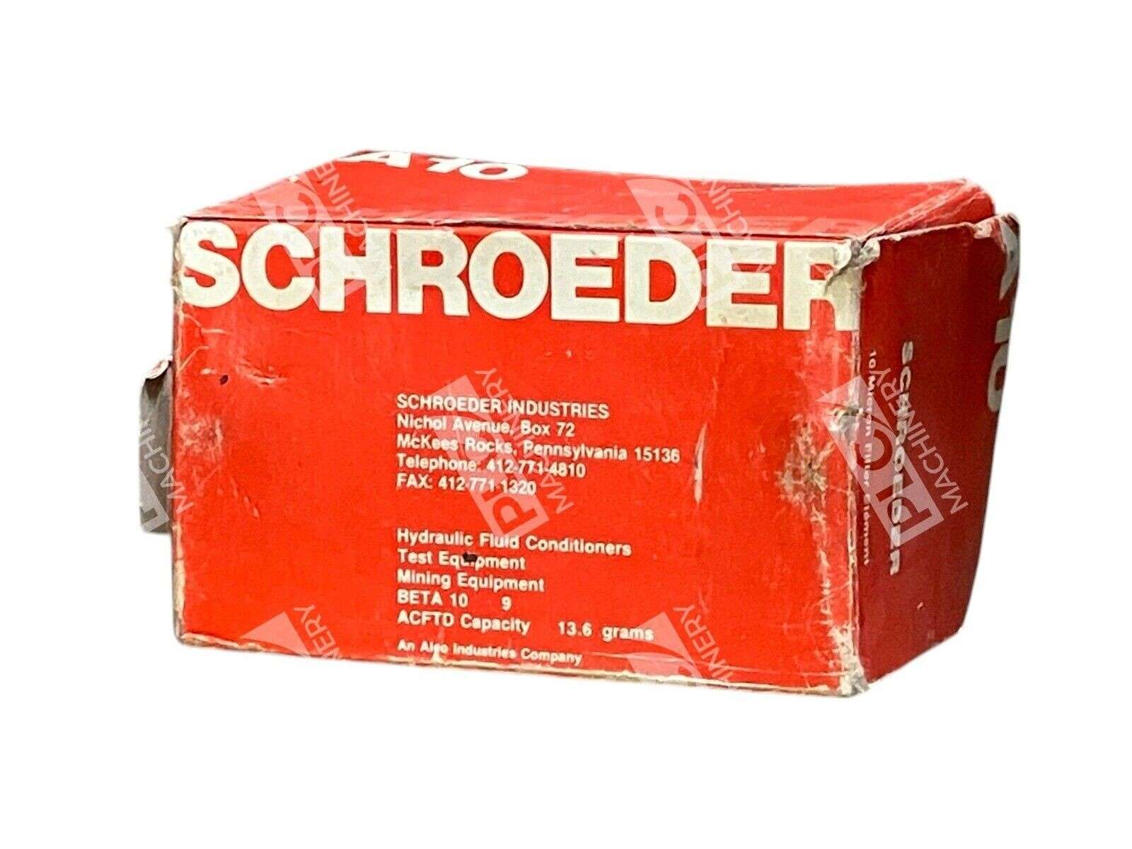 Schroeder A10 - Schroeder 10 Micron Filter Element A10