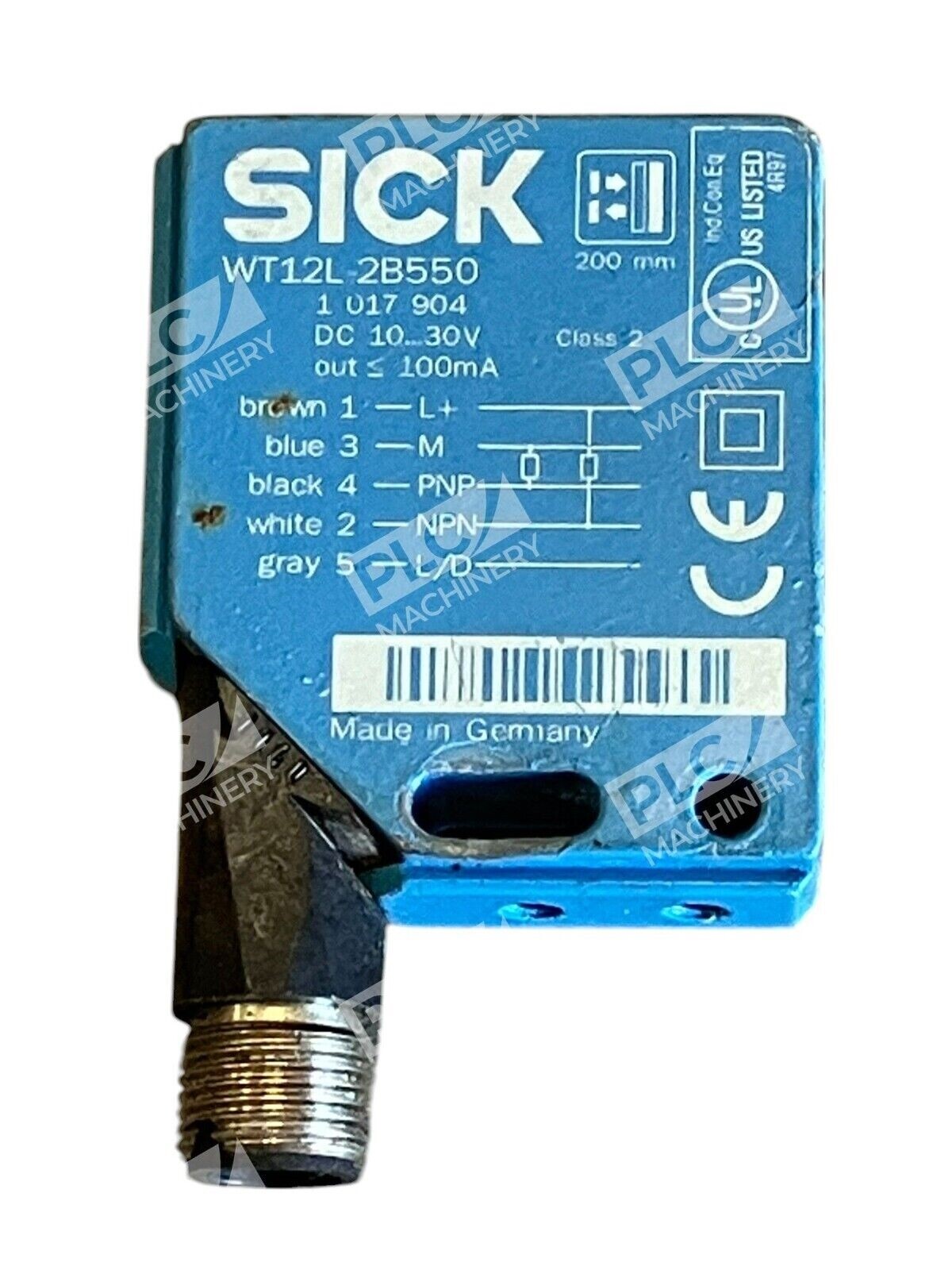 Sick 10-30VDC 100MA 1017904 Photoelectric Diffuse Sensor WT12L-2B550 - Image 2
