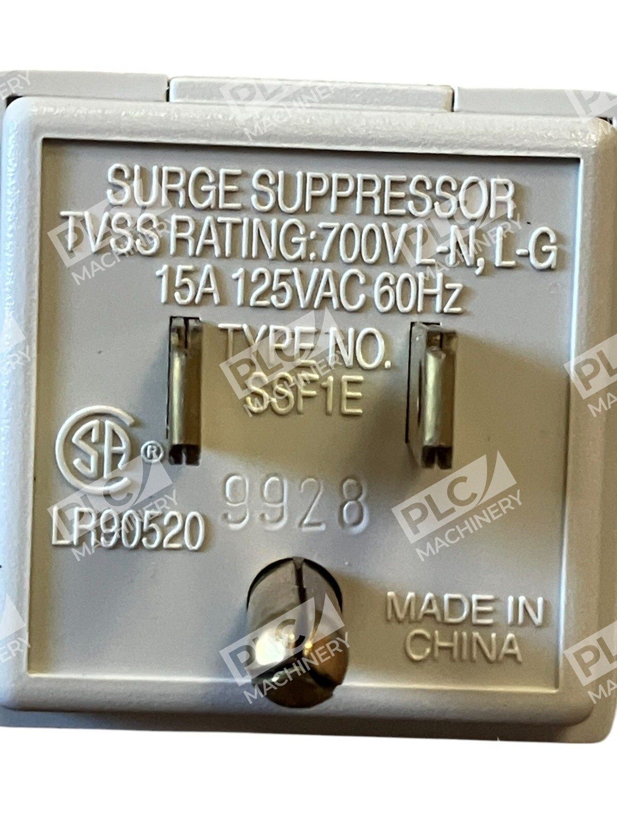 Surge Suppressor 2B66 9928 TVSS Rating 700V L-N L-G 15A 125VAC 60Hz SSF1E - Image 5