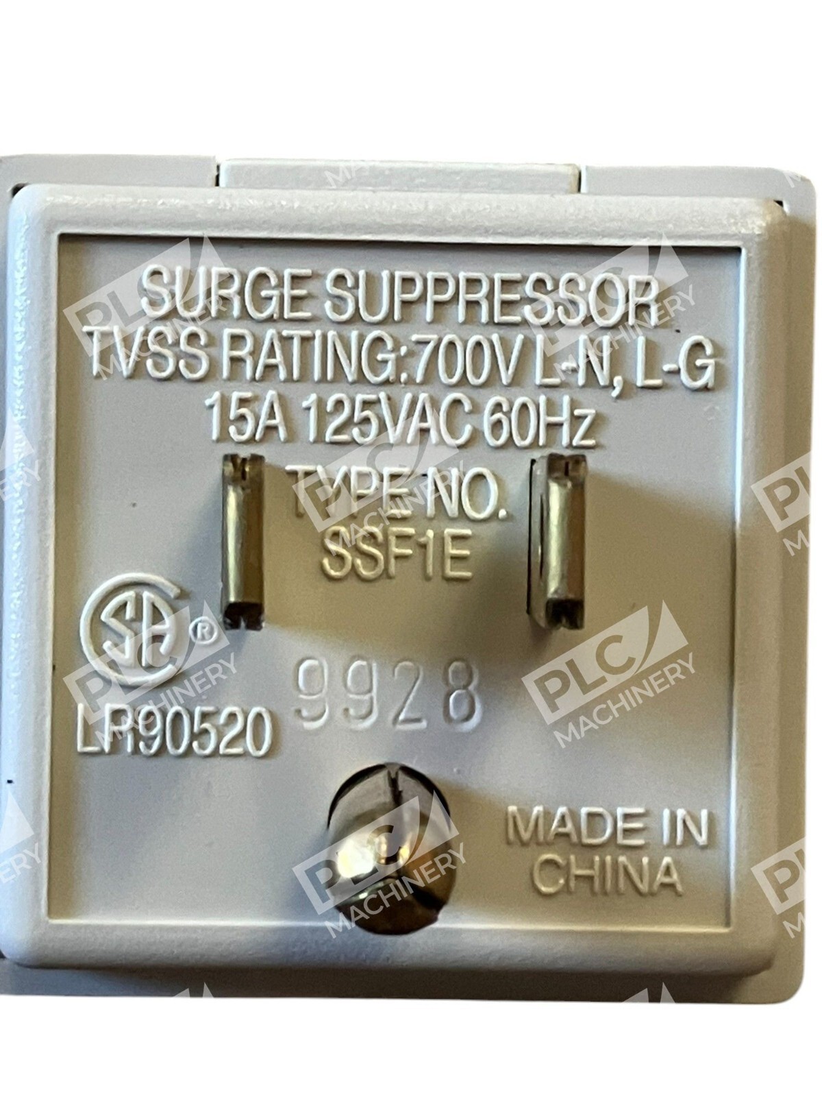 Surge Suppressor 2B66 9928 TVSS Rating 700V L-N L-G 15A 125VAC 60Hz SSF1E - Image 4