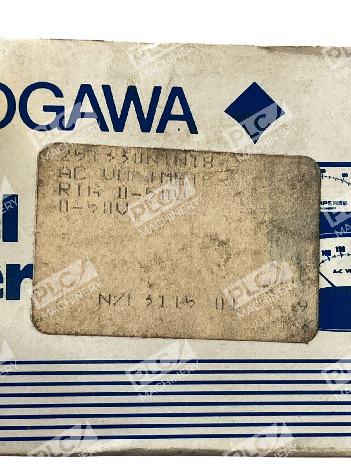 Yokogawa NZL3115-01 0-50V AC Voltmeter 251330NTNT8 - Image 3