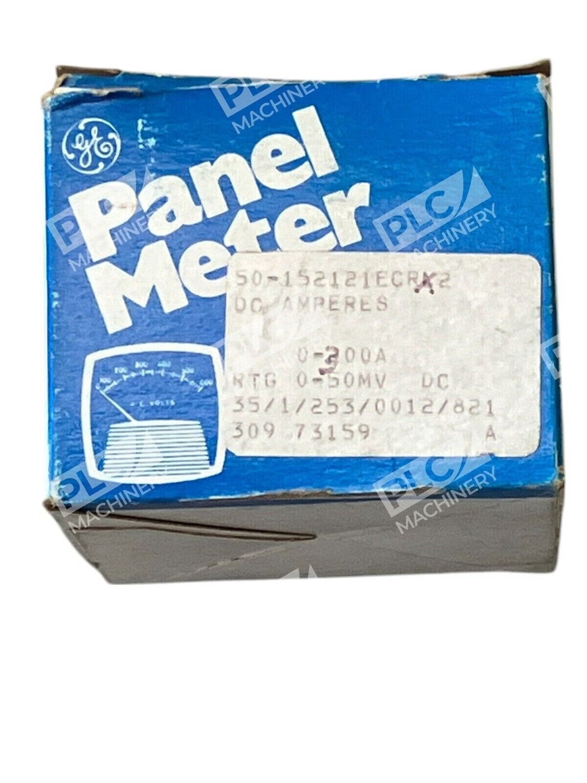 General Electric 50-152121ECRX2 - General Electric 0-300A 0-50MV DC Amperes Panel Meter 50-152