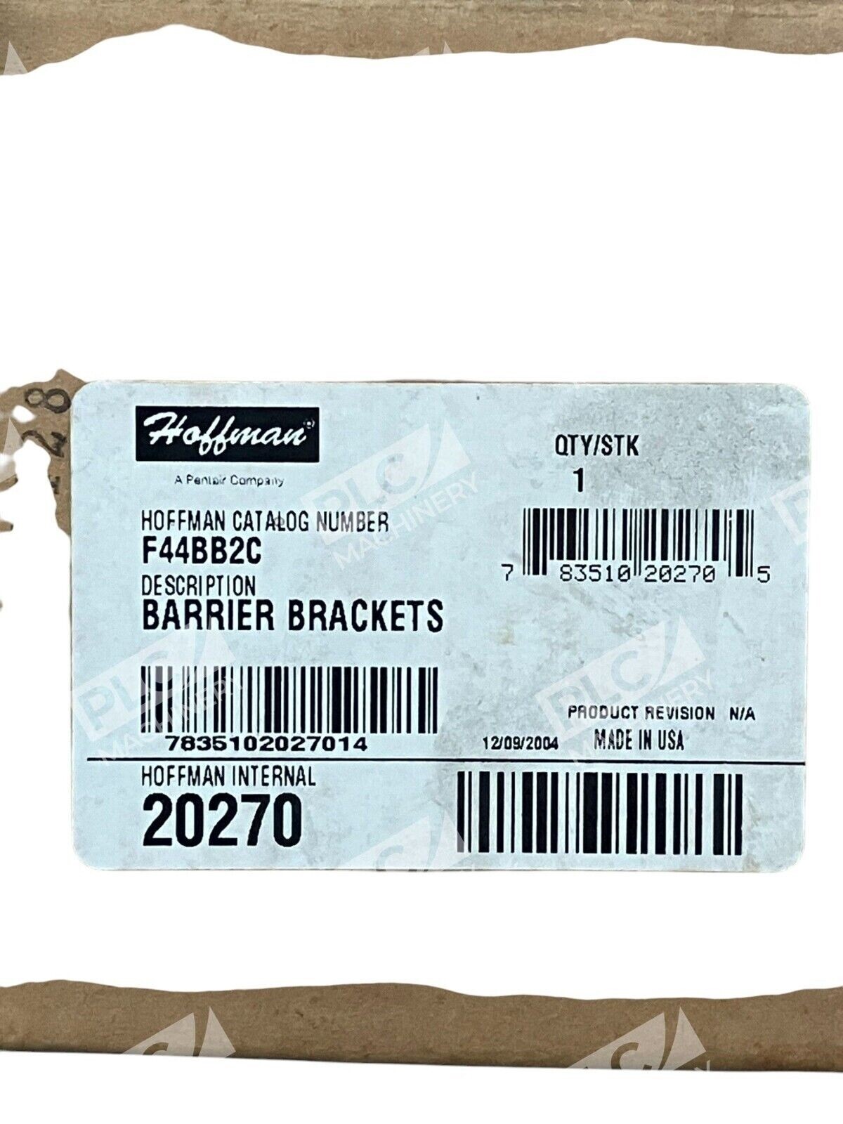 Hoffman 20270 Barrier Brackets F44BB2C - Image 3