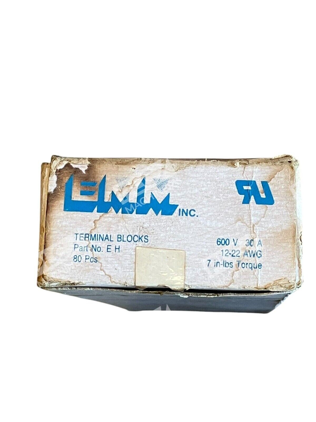 EMM EH - EMM 600V 30A 12-22AWG Terminal Blocks EH (Box of 80)