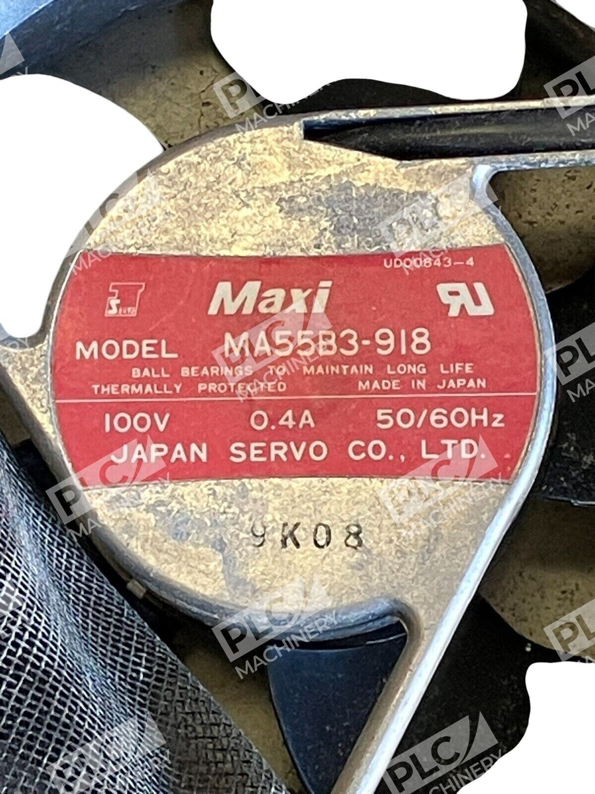 Maxi Japan Servo Co 100V 0.4A 50/60Hz Cooling Fan MA55B3-918 - Image 3