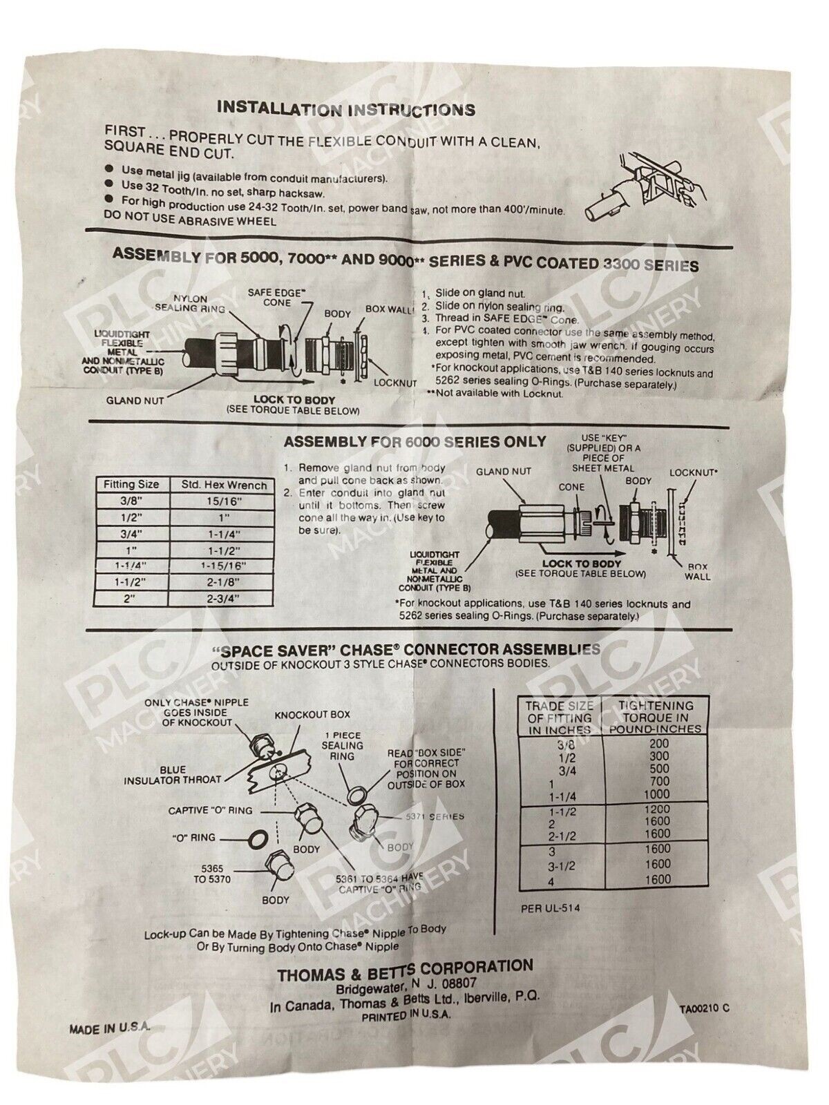 Thomas Betts 3/4" 90 Degree Insulation On One End 6011 Series (Box of 15) - Image 12