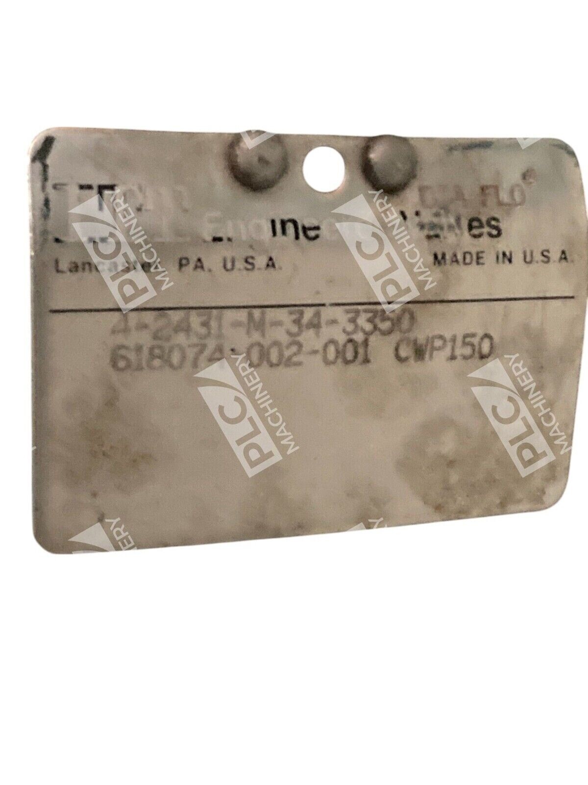 ITT Engineered Valves 618074-002-001 CWP150 Diaphragm Valve 4-2431-M-34-3350 - Image 7