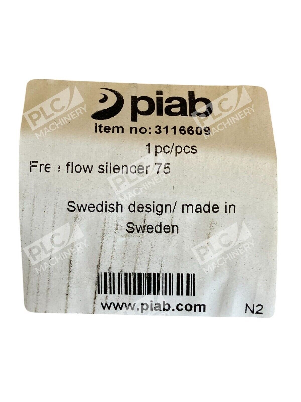 Piab 3116609 - Piab Free Flow Silencer 75 3116609