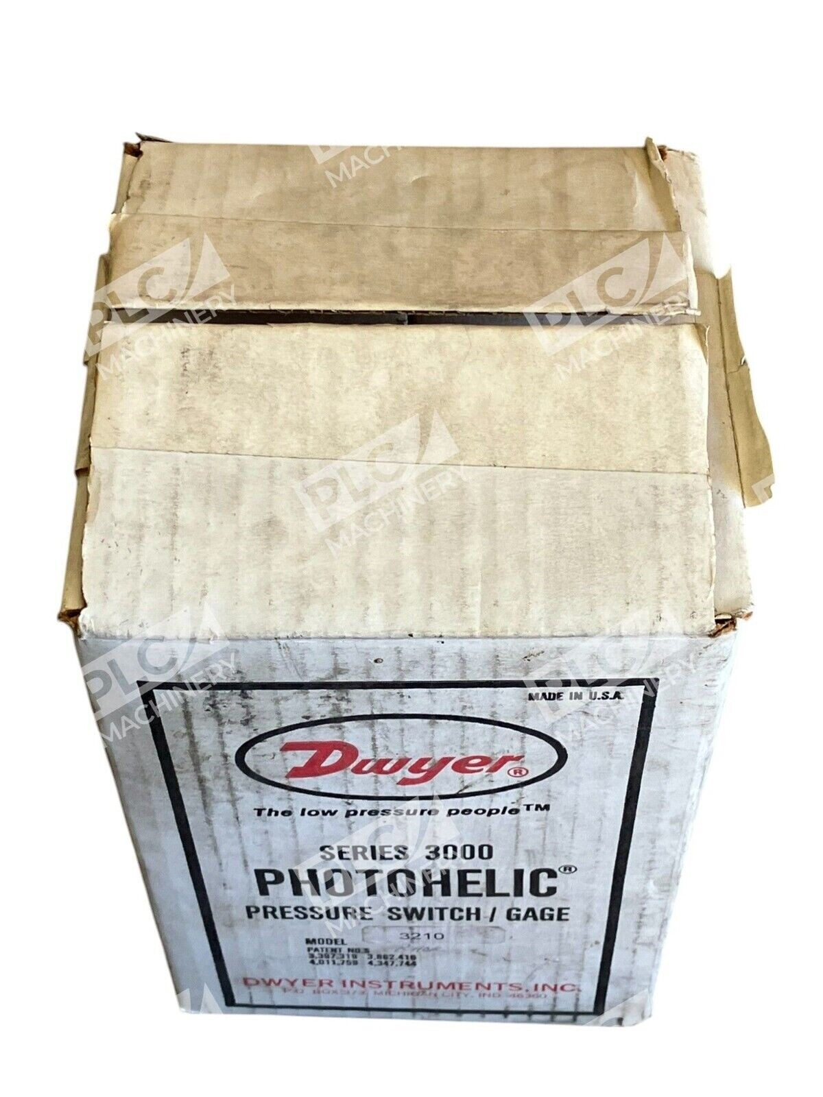 Dwyer Model 3210 - Dwyer Sweries 3000 Photohelic Pressure Switch Gage Model 321