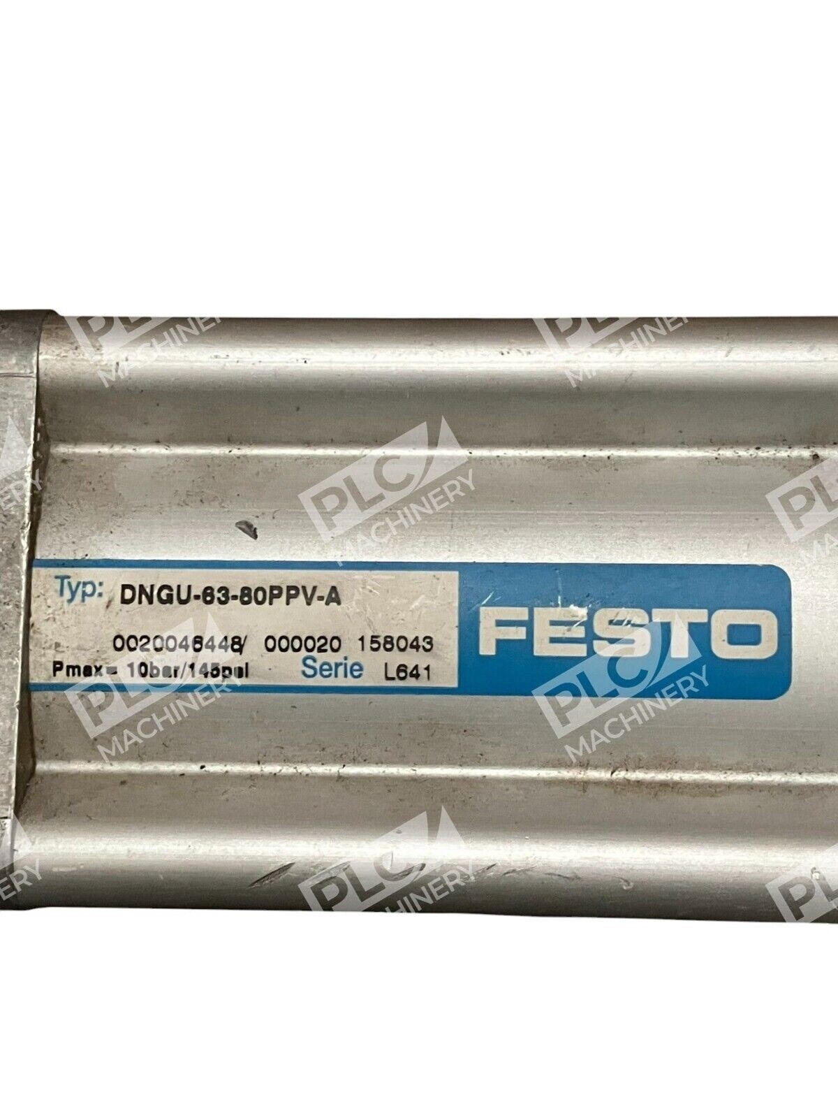 Festo Pmax-= 10bar/145psi Pneumatic Cylinder DNGU-63-80PPV-A - Image 3