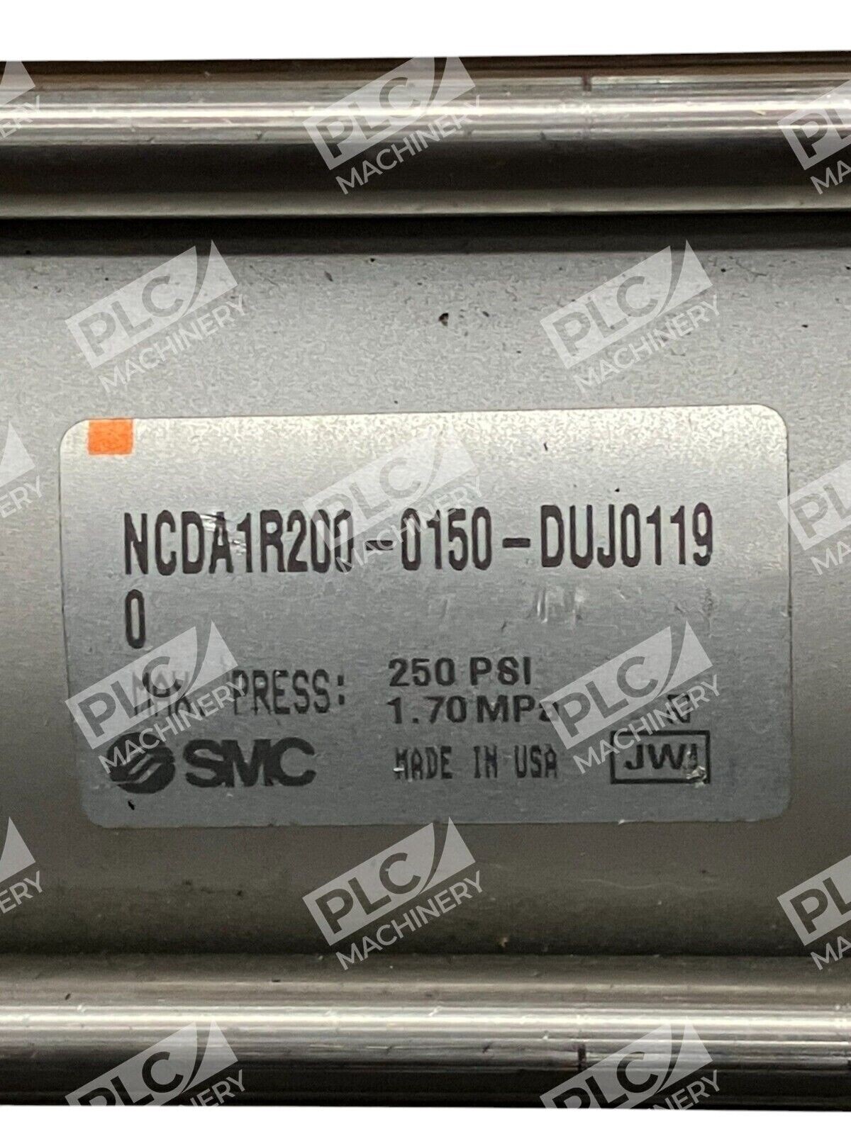 SMC 2X1.5 Pneumatic Cylinder NCDA1R200-0150-DUJ0119 - Image 3