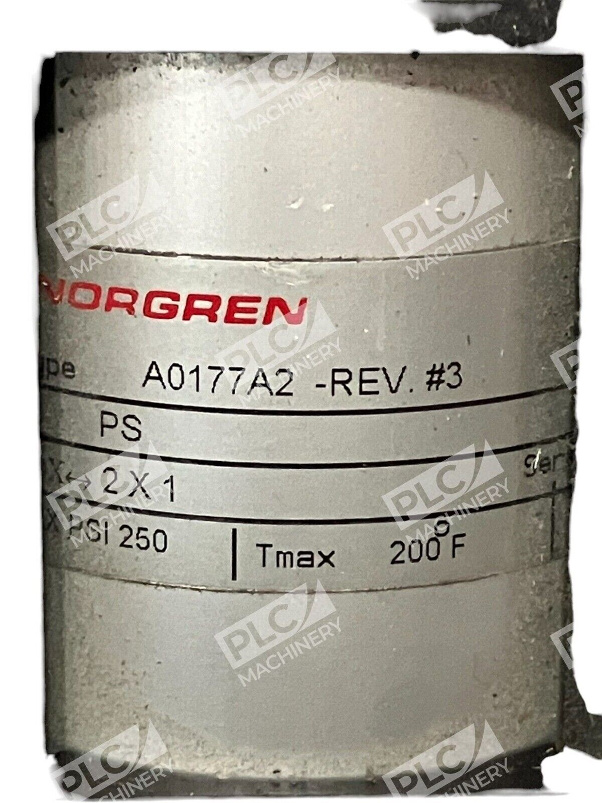 Norgren 2X1 Pneumatic Cylinder A0177A2-Rev. #3 - Image 3