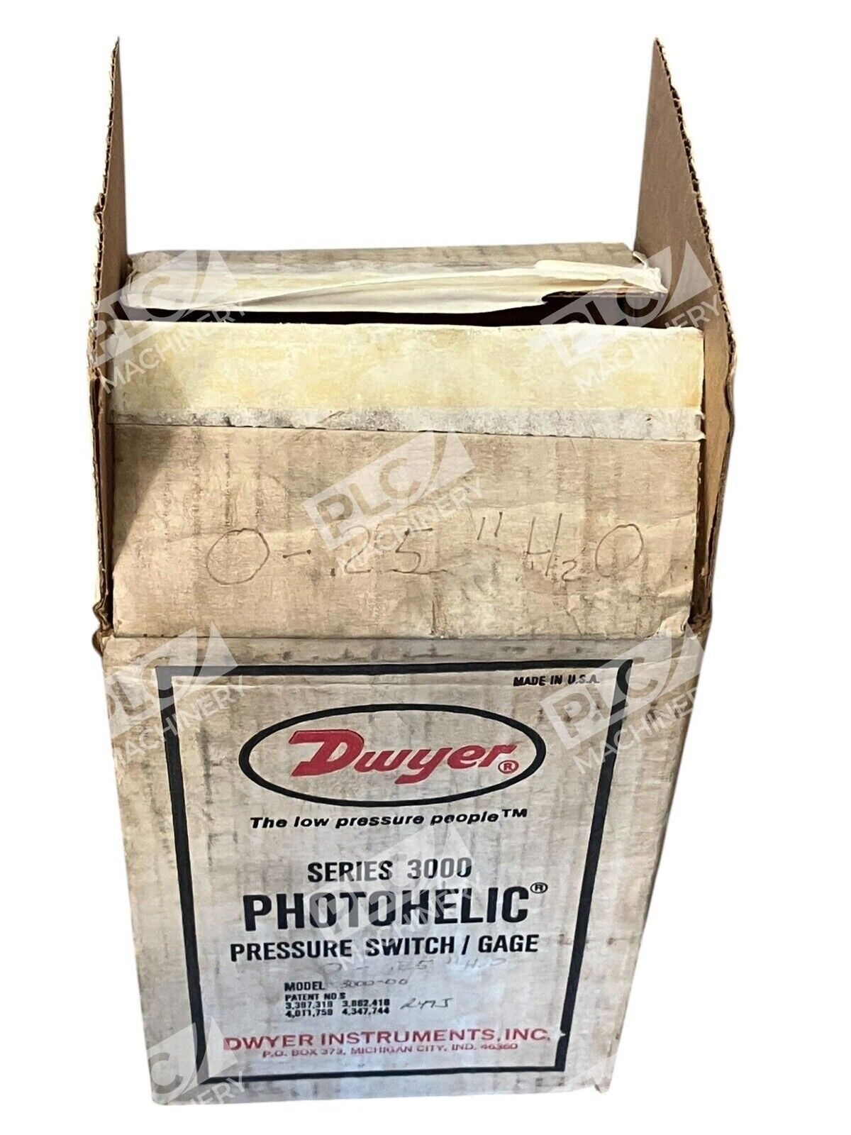 Dwyer Instruments Model 3000-00 - Dwyer Instruments Series 3000 Photohelic Pressure Switch Gag