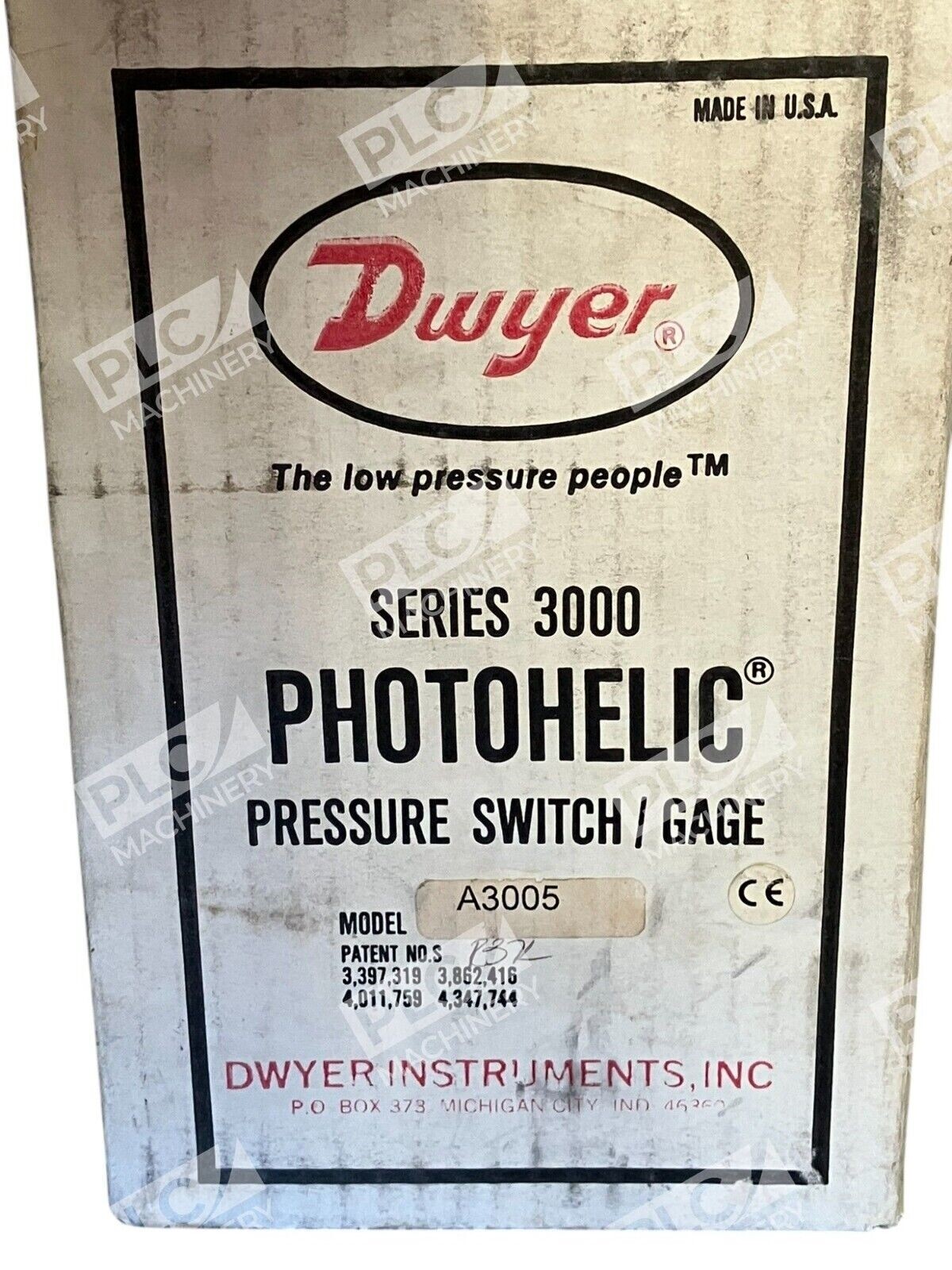 Dwyer Instruments Series 3000 Photohelic Pressure Switch Gage Model A3005 - Image 3