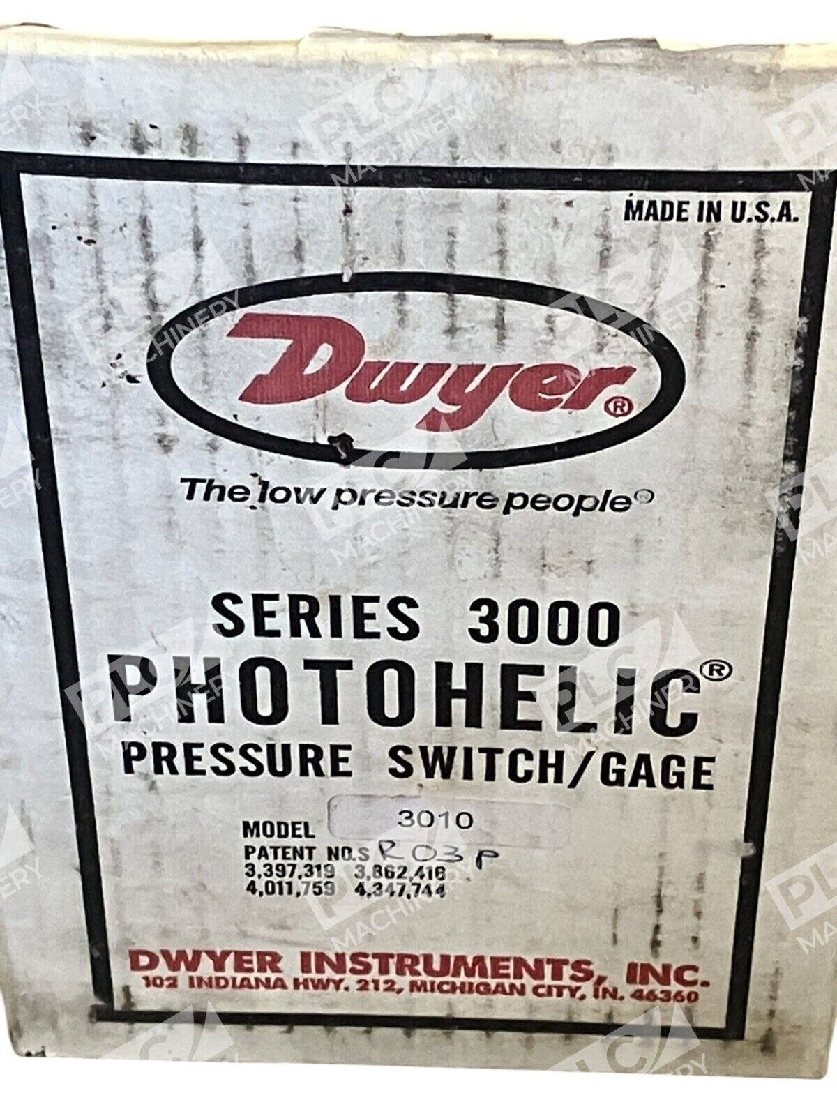 Dwyer Instruments Series 3000 Photohelic Pressure Switch Gage Model 3010 - Image 3
