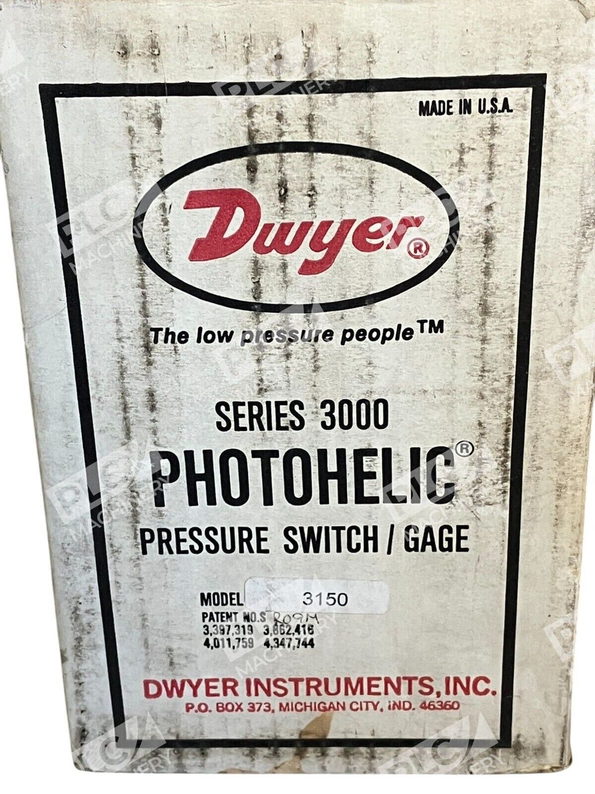 Dwyer Instruments Series 3000 Photohelic Pressure Switch Gauge Model 3150 NIB - Image 3