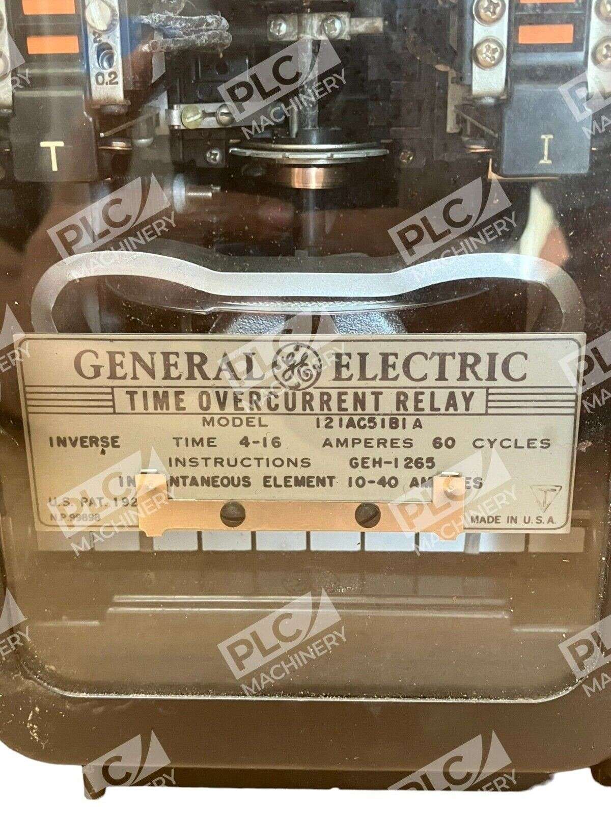 General Electric 121AC51B1A Time Overcurrent Relay - Image 3