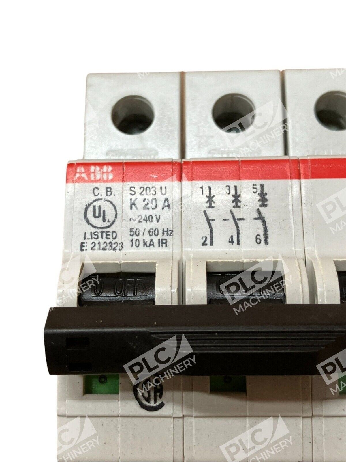 ABB S203UK20A 3 Pole Circuit Breaker S203U-K20A - Image 3