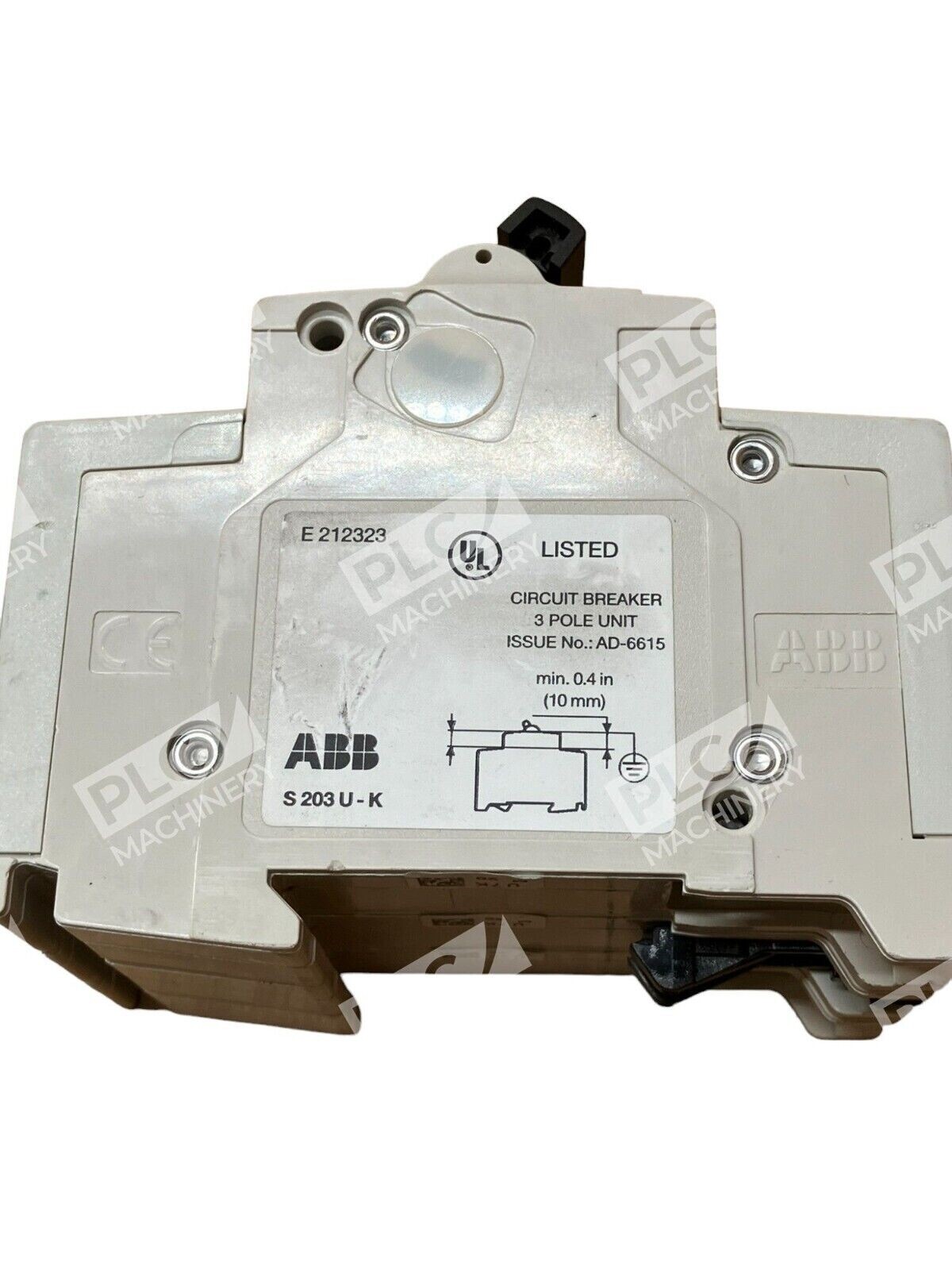 ABB S203UK20A 3 Pole Circuit Breaker S203U-K20A - Image 4