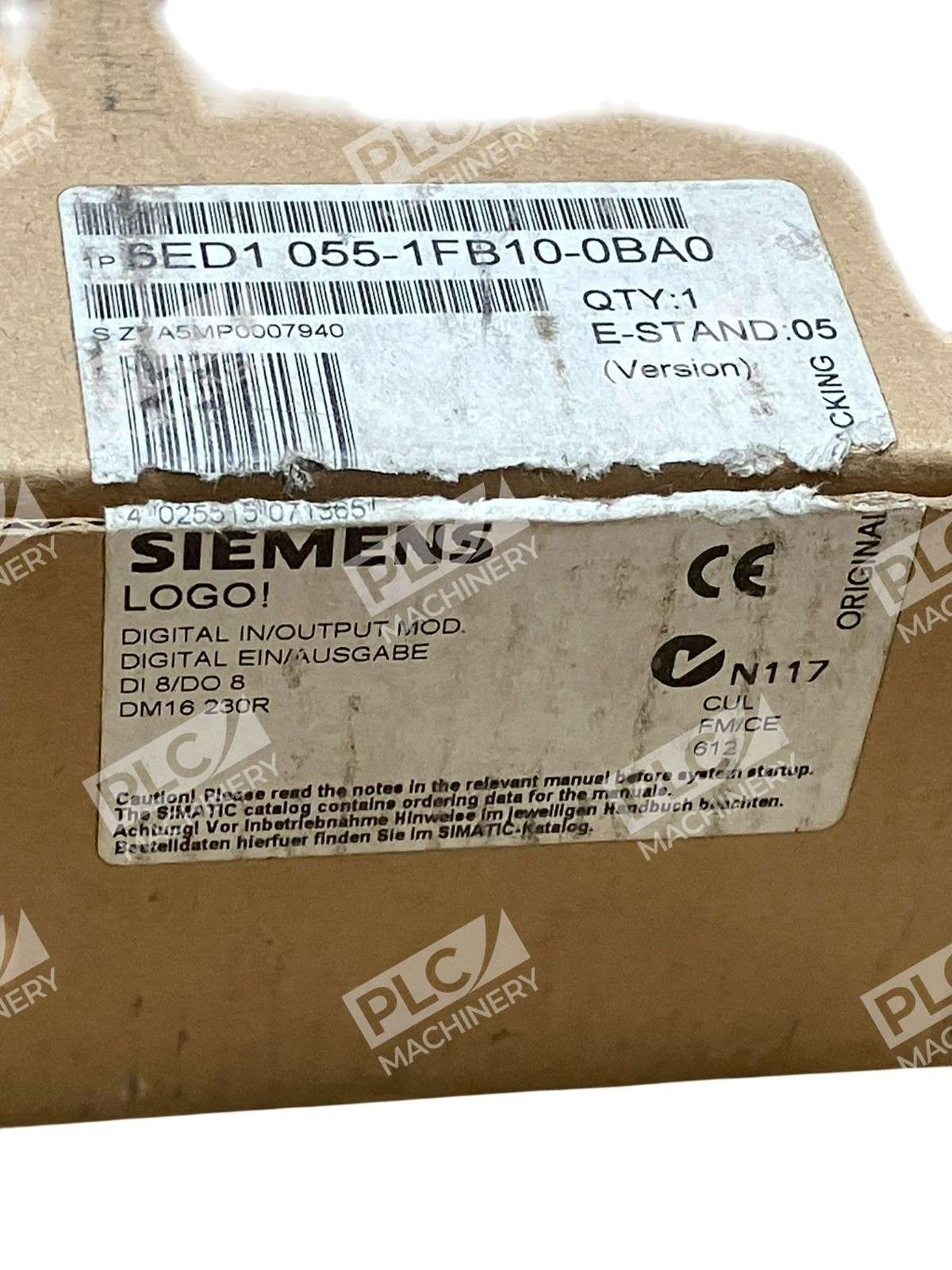 Siemens DM16 230R Expansion Module 8DI/8DO 230V DIN Rail 6ED1055-1FB10-0BA0 - Image 3