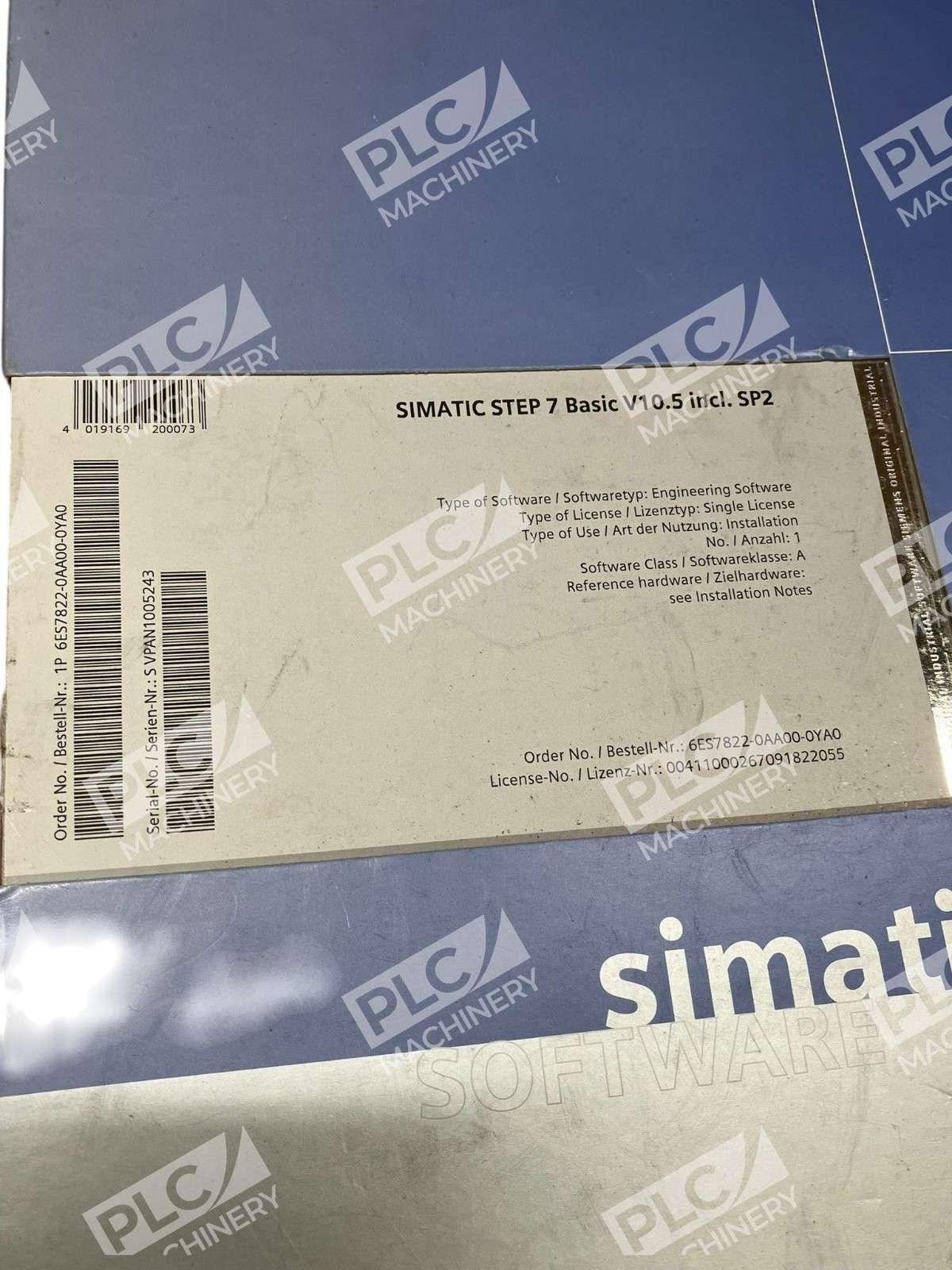 Siemens SIMATIC STEP 7 Basic V10.5 SP2 Engineering Software 6ES7822-0AA00-0YA0 - Image 3