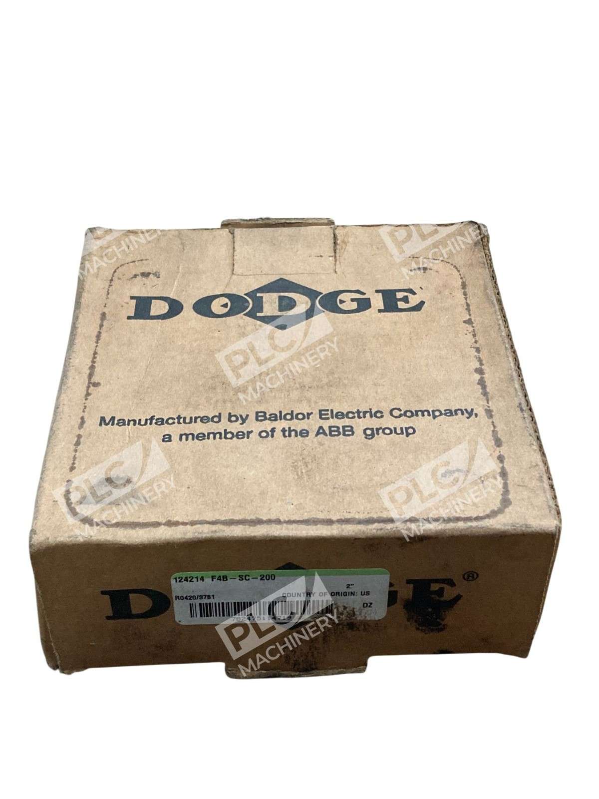 Dodge 124214 - Dodge 124214 F4B-SC-200 Bore Four-Bolt Flange Mount Ball Bea