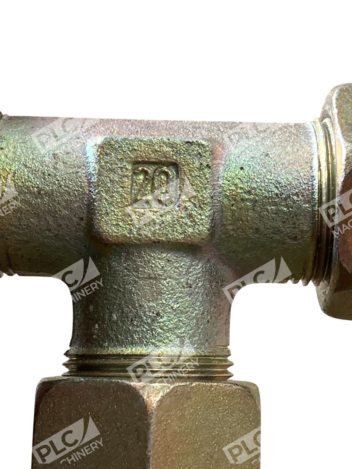 VOSS FRG S16 Hydraulic Compression Tee Fitting Zinc-Plated Steel 20mm - Image 5