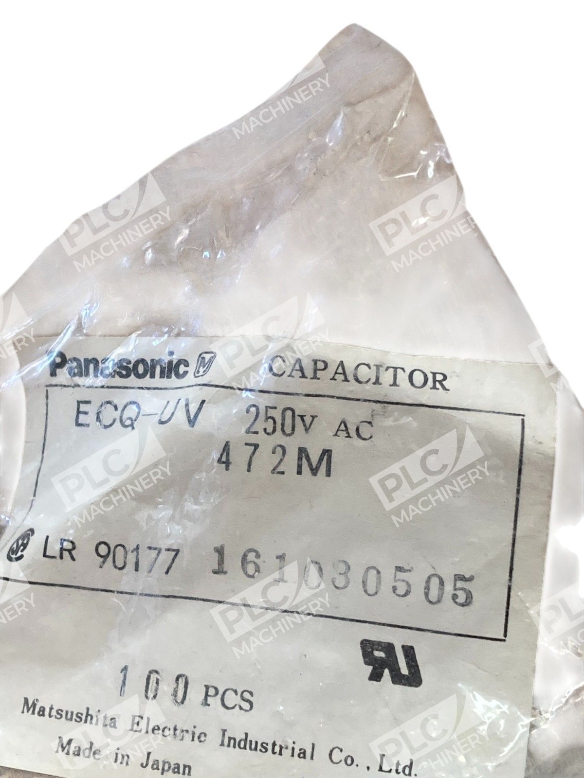 Panasonic ECQ-UV 472M X2 Safety Film Capacitor 0.0047µF 250VAC Pack of 100 - Image 4