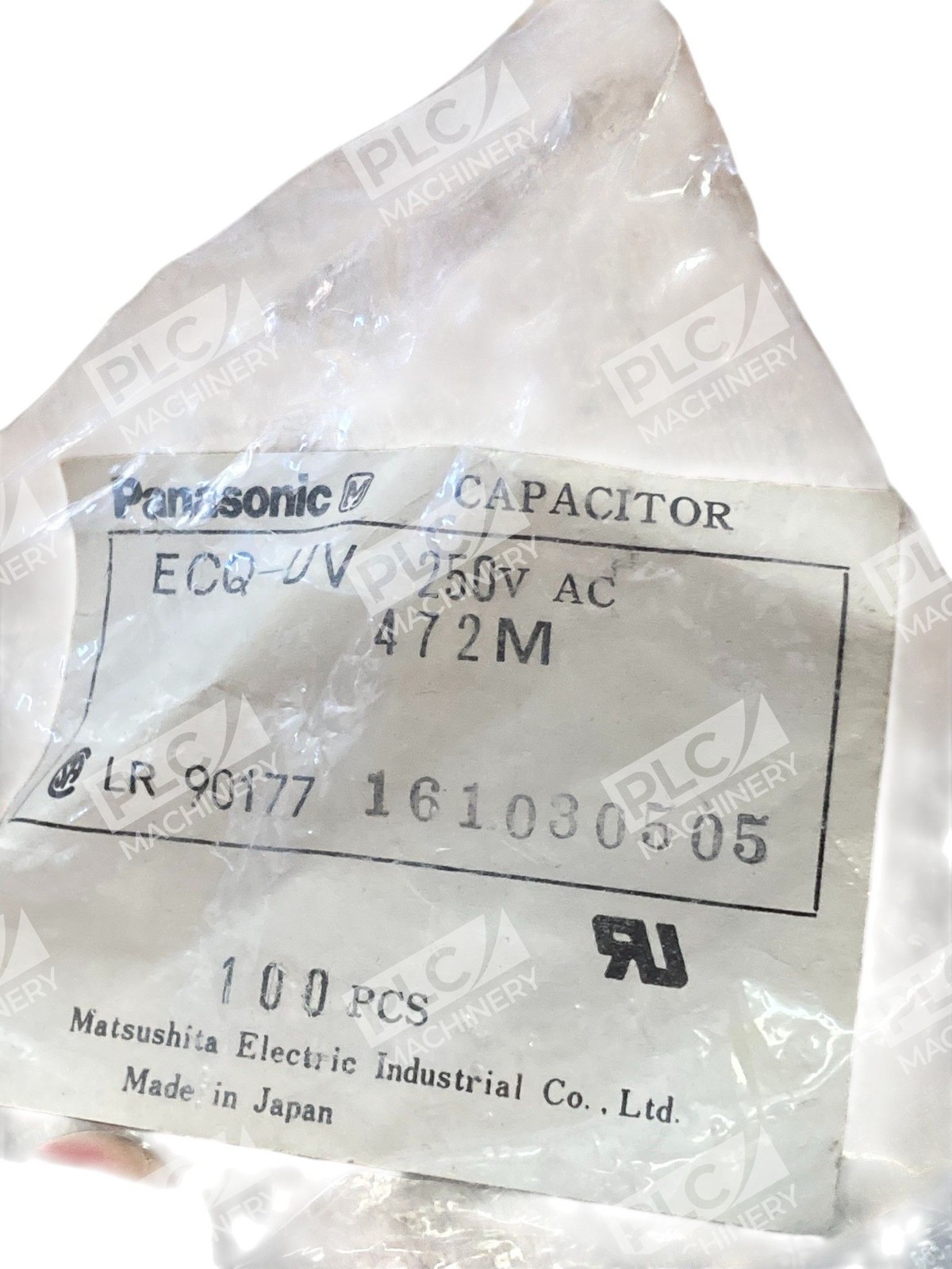Panasonic ECQ-UV 472M X2 Safety Film Capacitor 0.0047µF 250VAC Pack of 100 - Image 5