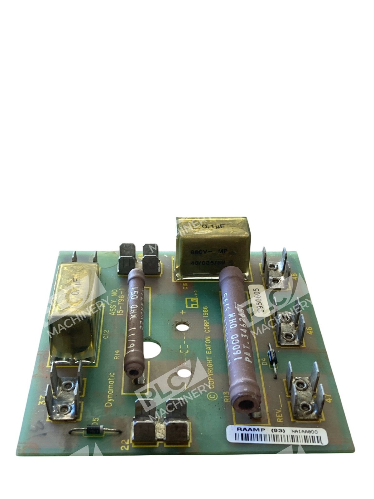 Eaton Dynamatic Assy. 15-796-1 Inverter Snubber Circuit Board T950605 - Image 2