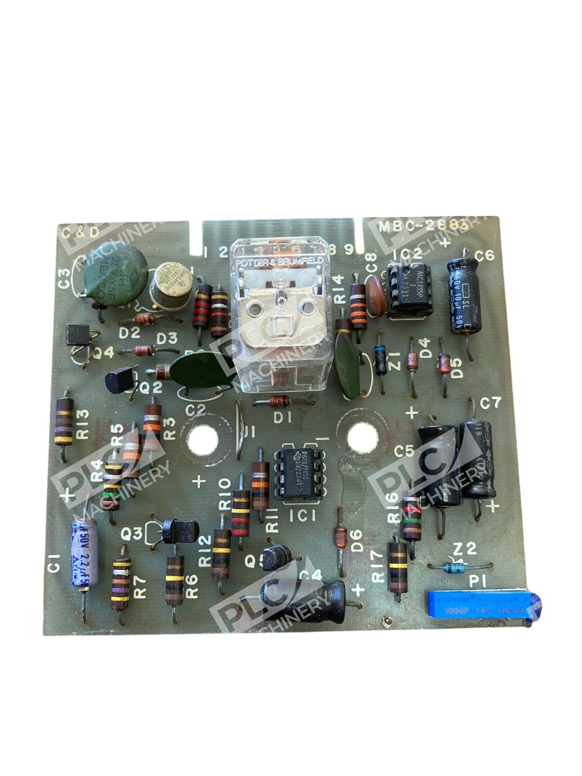 C&D MBC-2883 / MBC-2886 Auto Regulator Circuit Board Industrial Control - Image 4