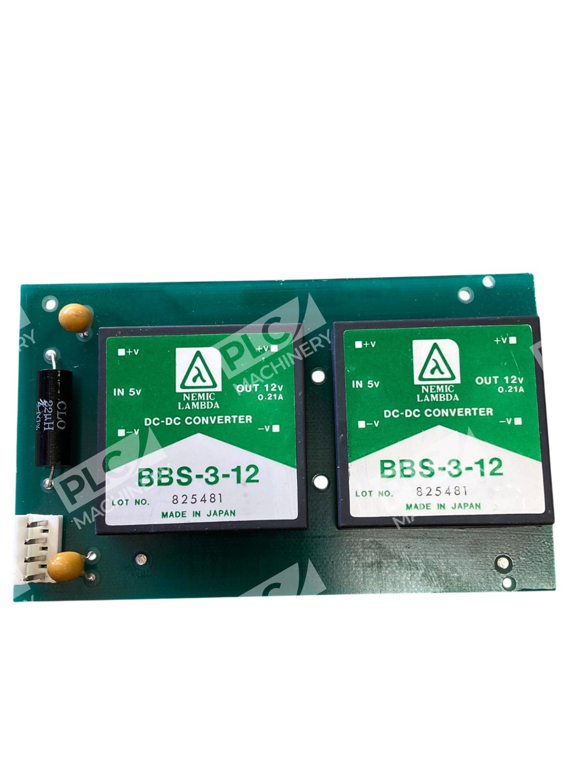 I2S K134 Nemic Lambda BBS-3-12 DC-DC Converter Board 5V to 12V 0.21A Lot 825481 - Image 3