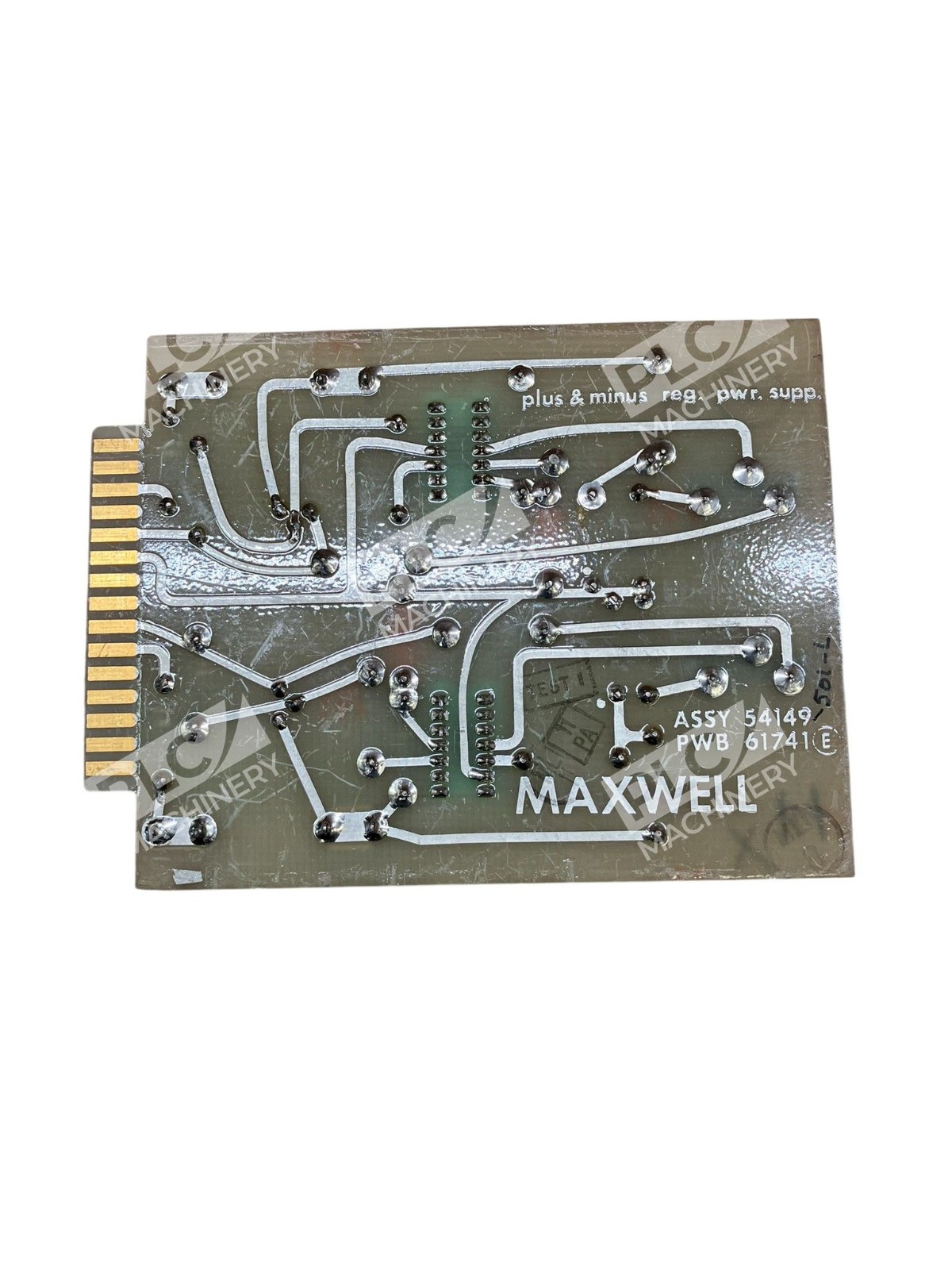MAXWELL Plus & Minus Regulated Power Supply Board ASSY 54149 PWB 61741 - Image 3