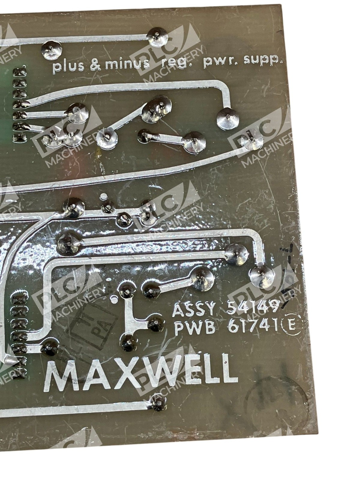MAXWELL Plus & Minus Regulated Power Supply Board ASSY 54149 PWB 61741 - Image 4