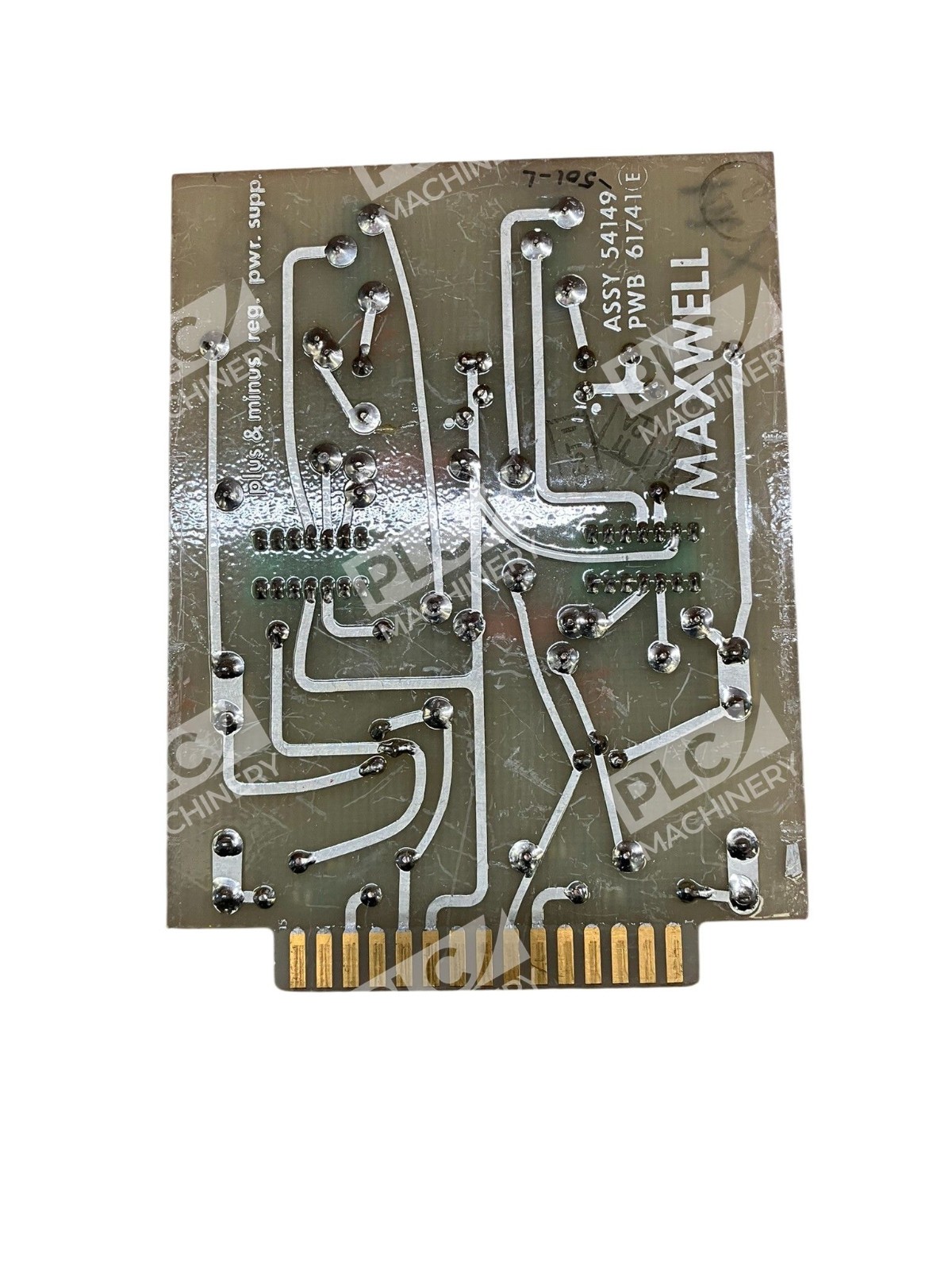 MAXWELL Plus & Minus Regulated Power Supply Board ASSY 54149 PWB 61741 - Image 5