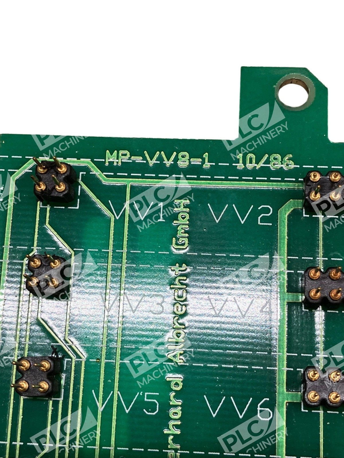 Gerhard Albrecht GmbH Circuit Board MP-VV8-1 10/86 Control Card 176001 - Image 3