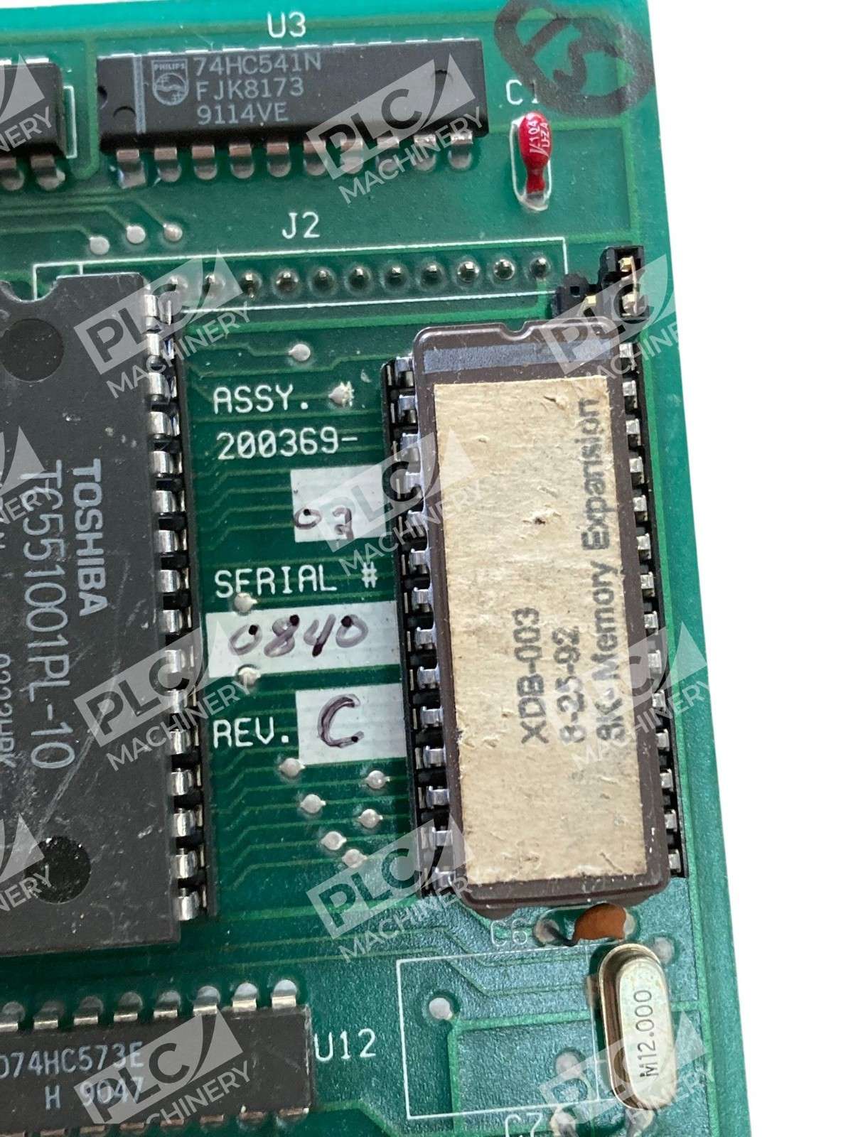 SK-Memory Expansion Board XDB-003 PLC Module BE22191 PWB 200370 REV. A - Image 5