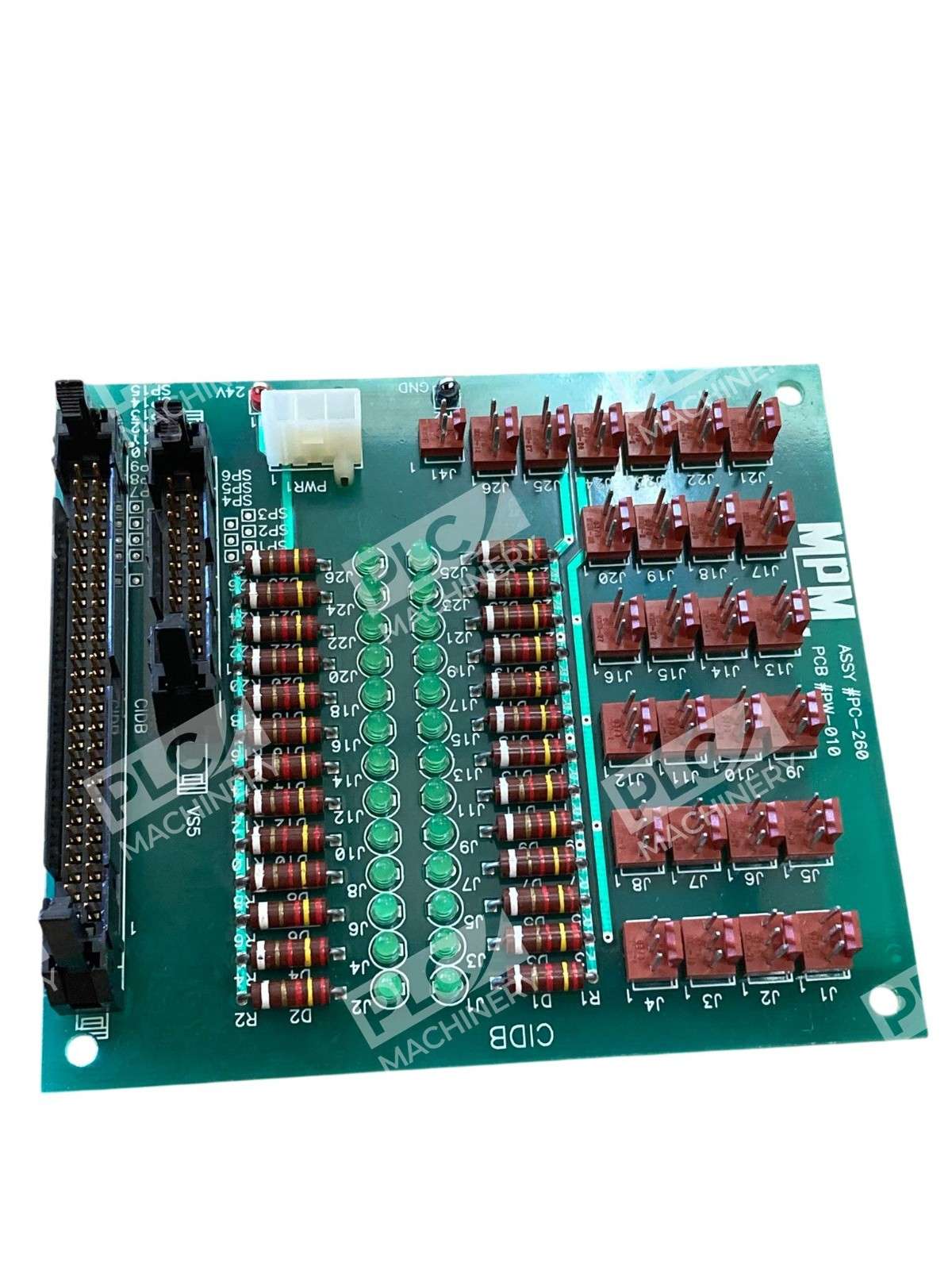 MPM PC-260 Motion Card PCB PW-010 Industrial Control Board MP000013 / AT000009 - Image 5