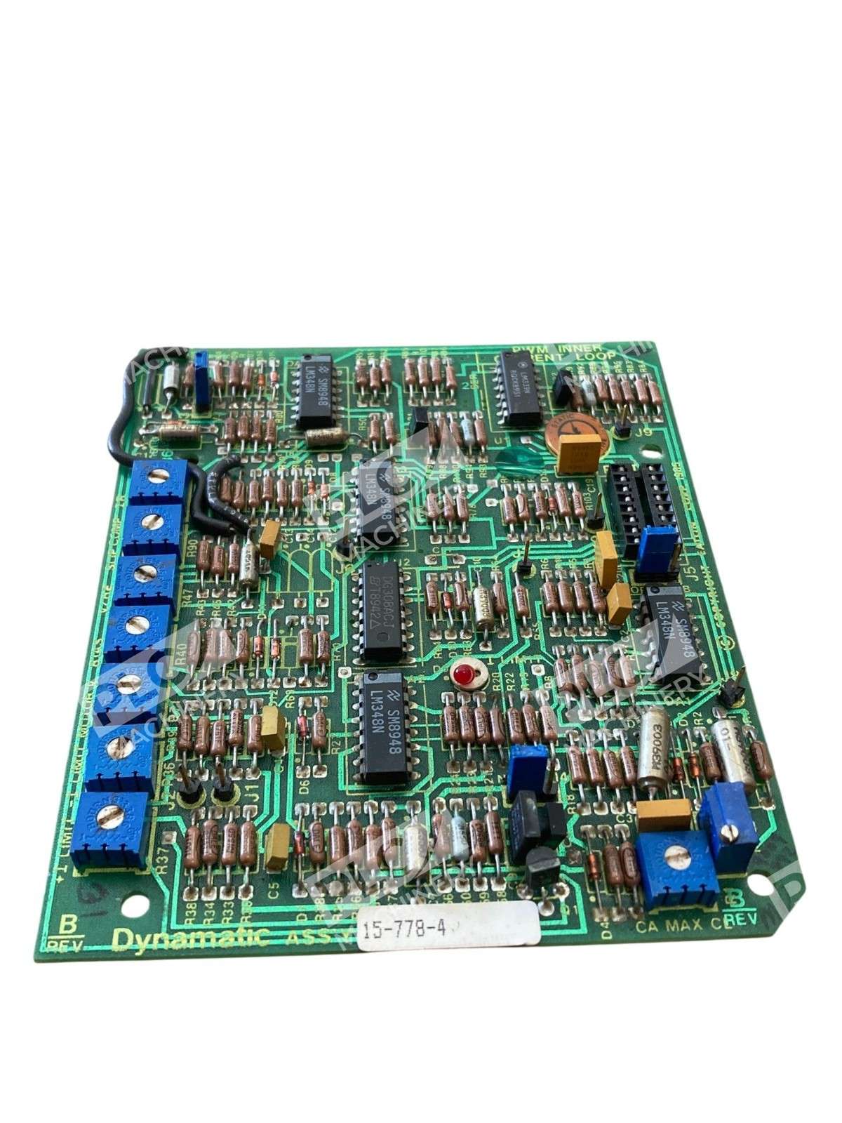 Eaton Dynamatic 15-778-4 PWM Inner Current Loop PC Board REV. B - Image 2