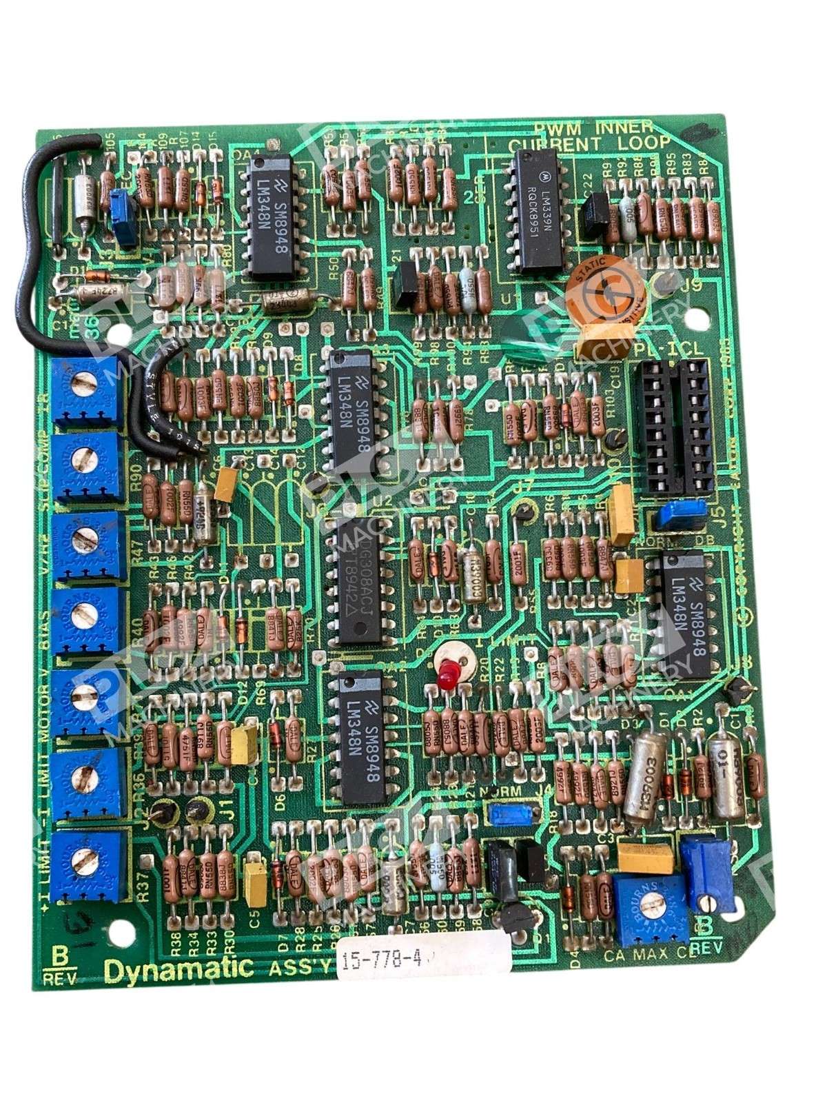 Eaton Dynamatic 15-778-4 PWM Inner Current Loop PC Board REV. B - Image 3