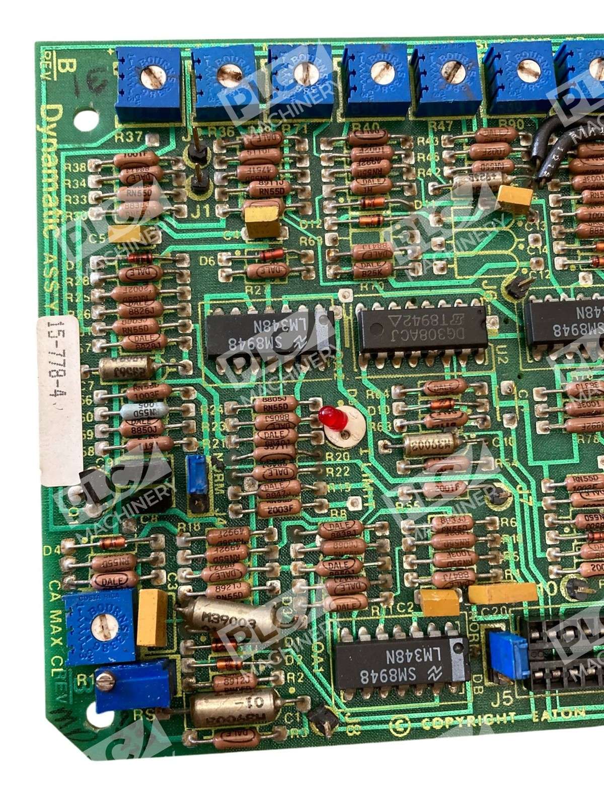 Eaton Dynamatic 15-778-4 PWM Inner Current Loop PC Board REV. B - Image 6
