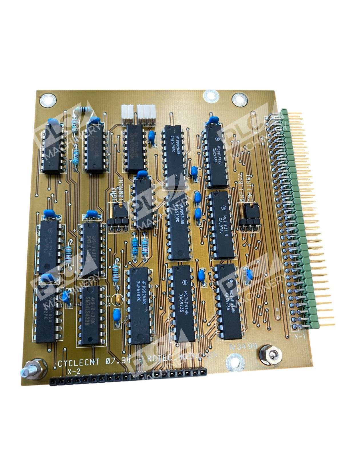 Cyclecnt 07.94 Rotec München IV3499 PLC Circuit Board 8900320 - Image 3