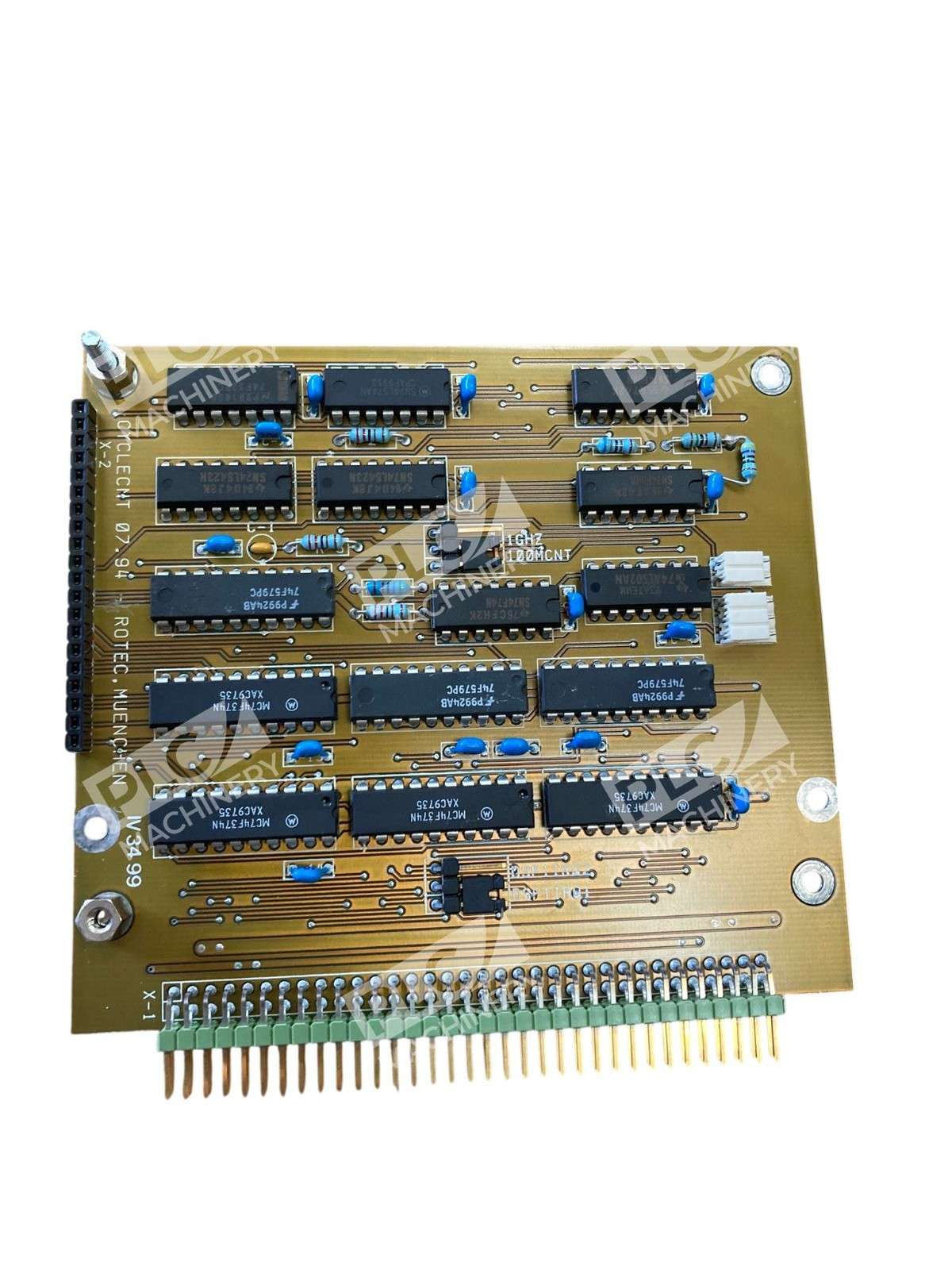 Cyclecnt 07.94 Rotec München IV3499 PLC Circuit Board 8900320 - Image 5
