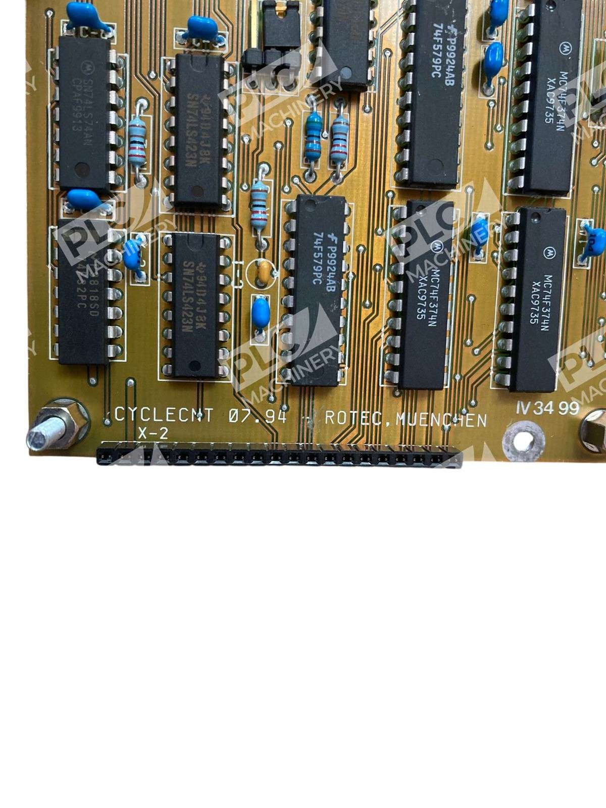 Cyclecnt 07.94 Rotec München IV3499 PLC Circuit Board 8900320 - Image 6