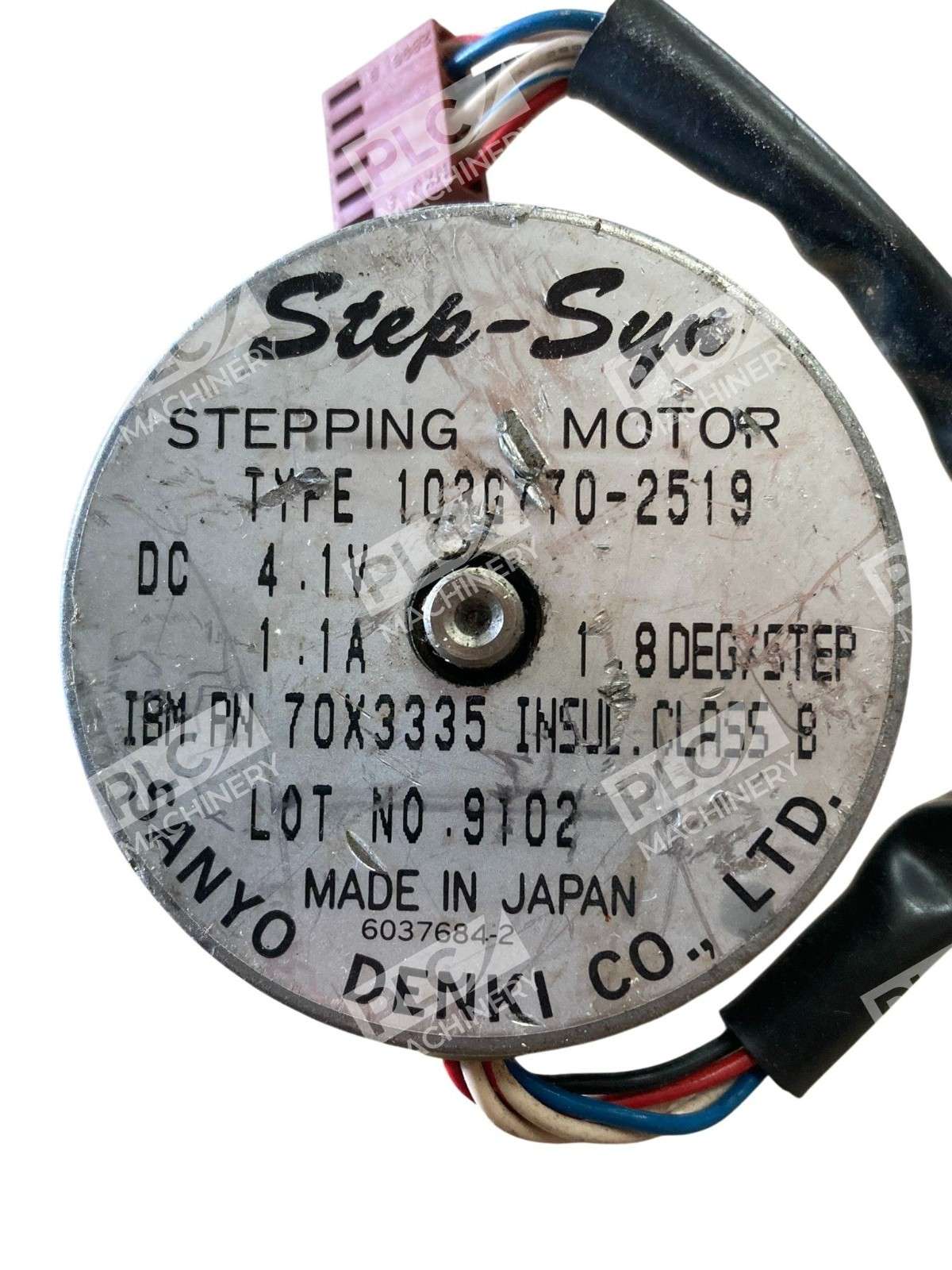 Sanyo Denki Step-Syn Stepper Motor 103G770-2519 4.1V 1.1A - Image 6