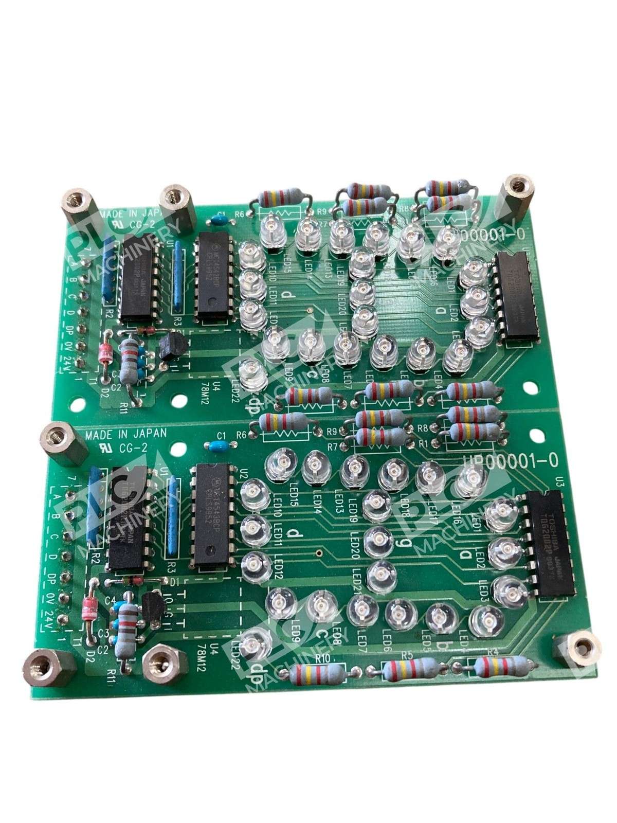 UP00001-0 LED Indicator / Annunciator PCB Board Red LEDs Industrial Set of 2 - Image 3