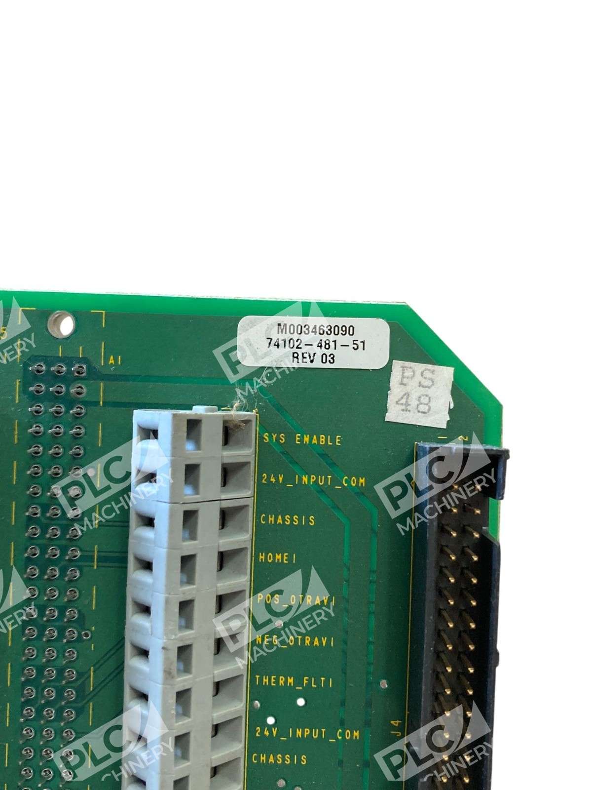 Allen-Bradley 74102-481-51 Terminal Interface Board PCB 74102-480-04A Rev 03 - Image 5