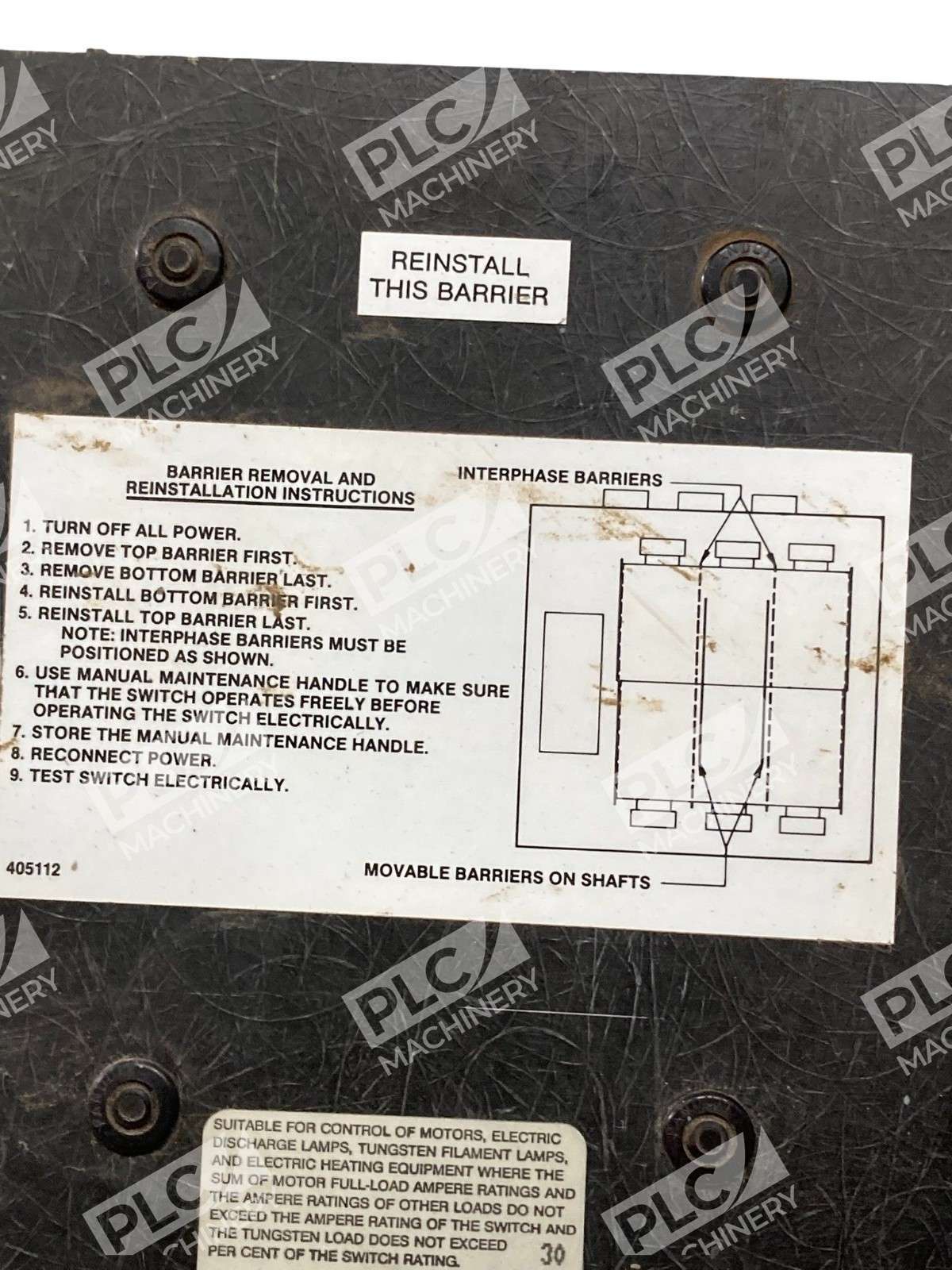 ASCO E4863600 Non-Automatic Transfer Power Switch 600A 480V 60Hz 60LBS - Image 13